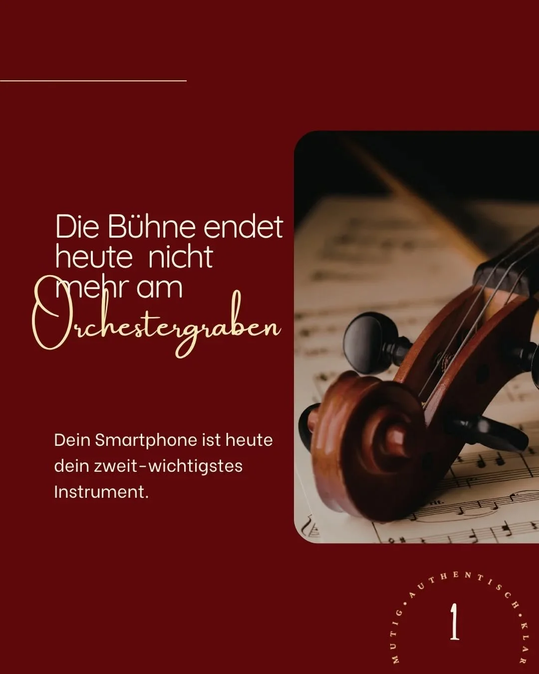 Die Opernwelt ver&auml;ndert sich - und das ist eine wunderbare Chance!

Fr&uuml;her war nach dem letzten Vorhang Stille. Heute f&auml;ngt das Gespr&auml;ch da erst an. Sichtbarkeit im Netz ist keine "Eitelkeit", sondern die Chance, deine k