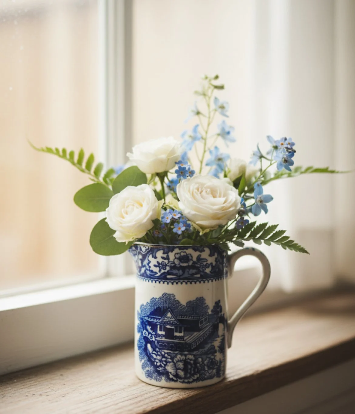 Keepsake ~ The Alton Garden with Fresh Floral Arrangement