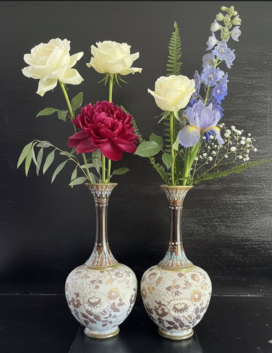 Heirloom ~ The Doulton Sisters with Fresh Floral Arrangement