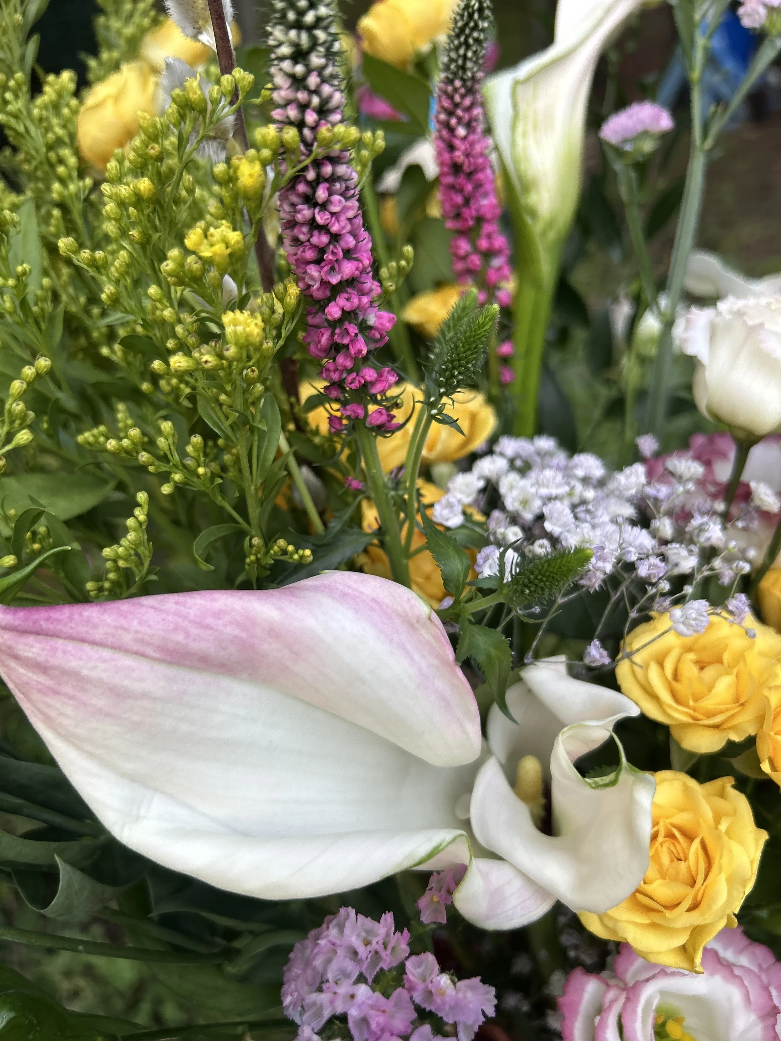 We create bespoke florals for your vintage vessels with a rich fresh colour palette in Alton and surrounding areas