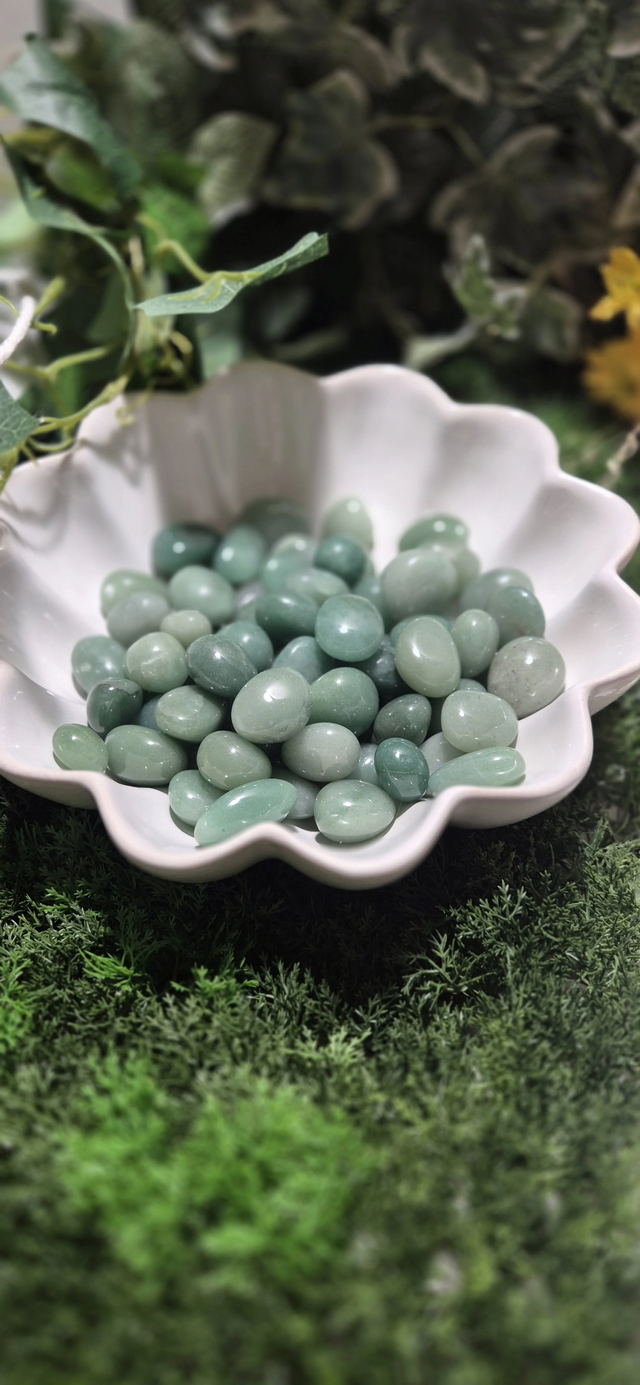 Lucky Green Aventurine Tumbles – 100g Bundle