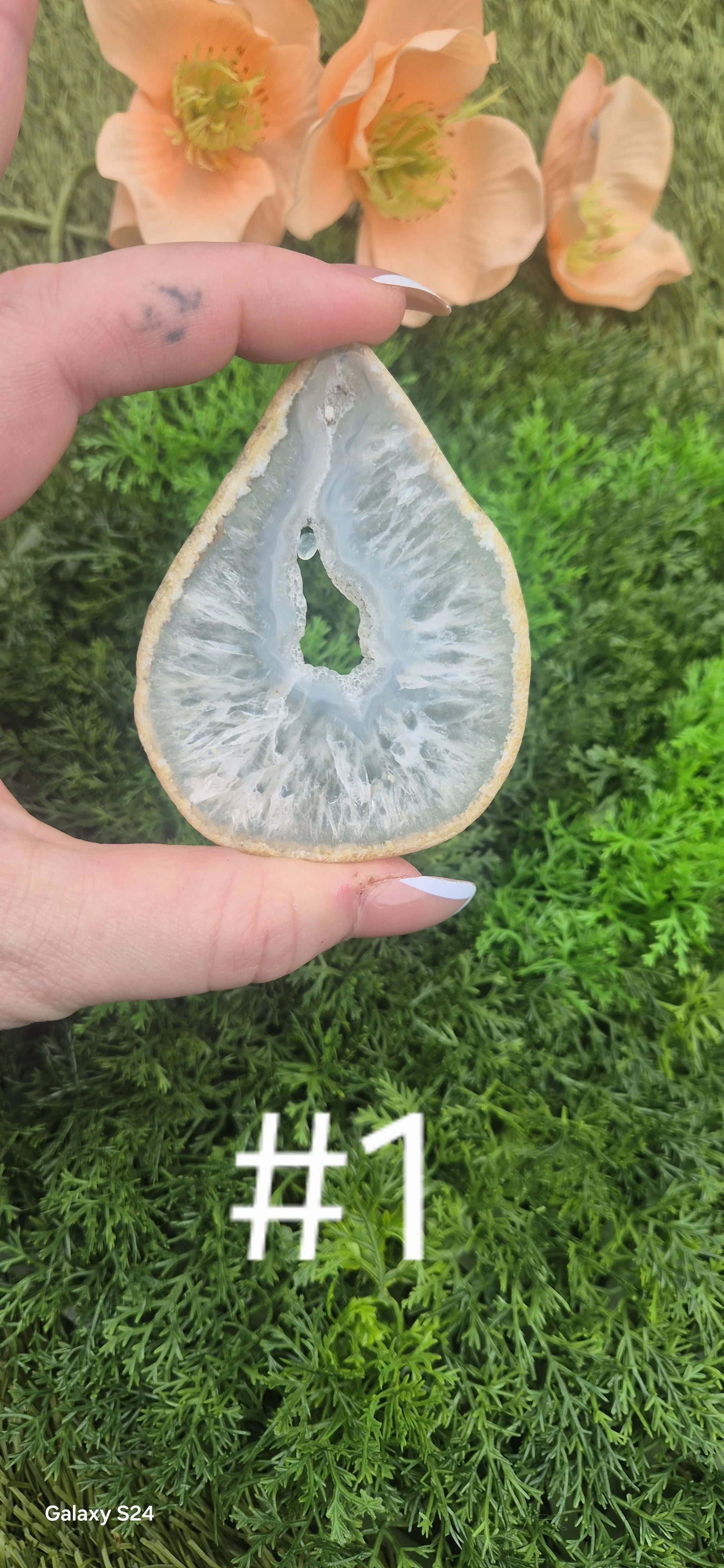 Natural Agate Geode Slice – Choose Your Exact Piece