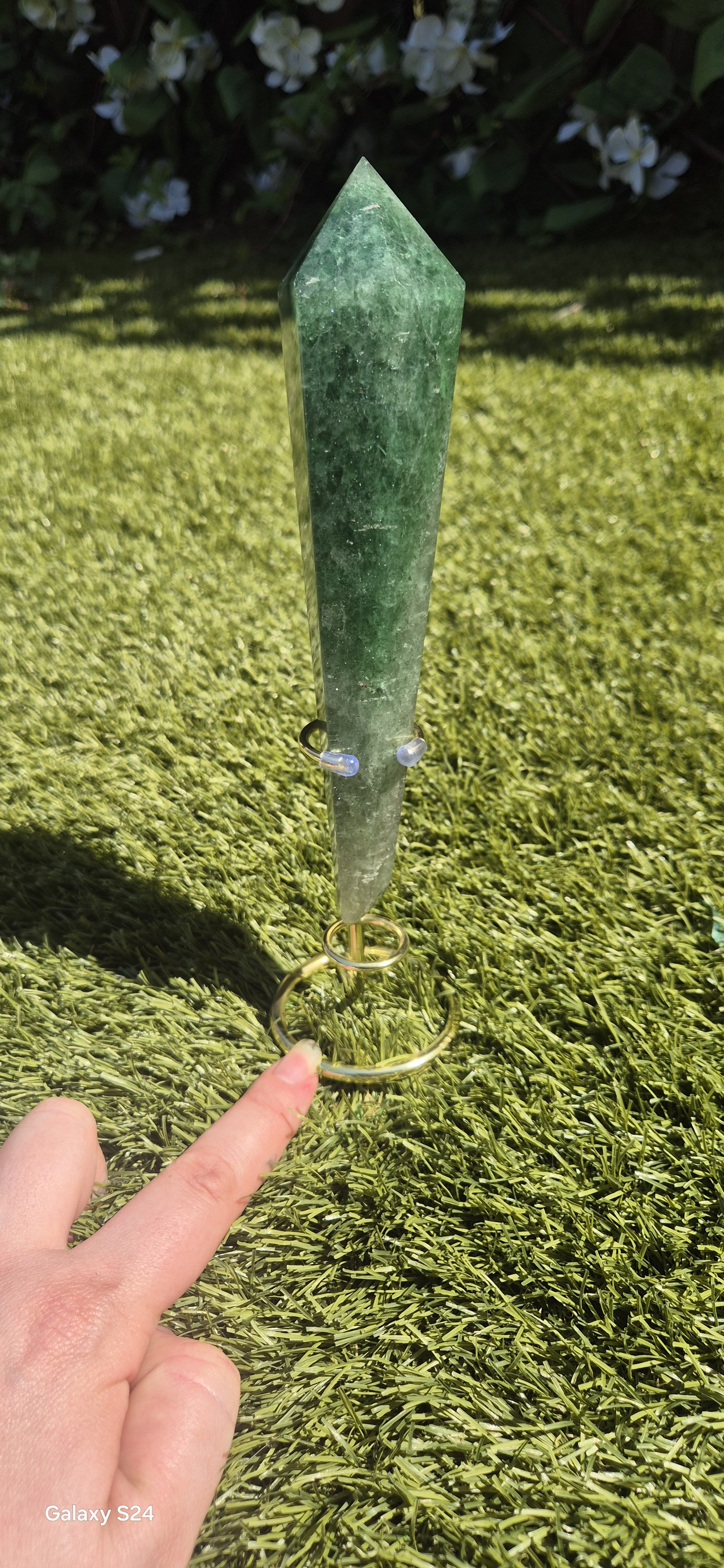 Large Green Aventurine Wand ✨