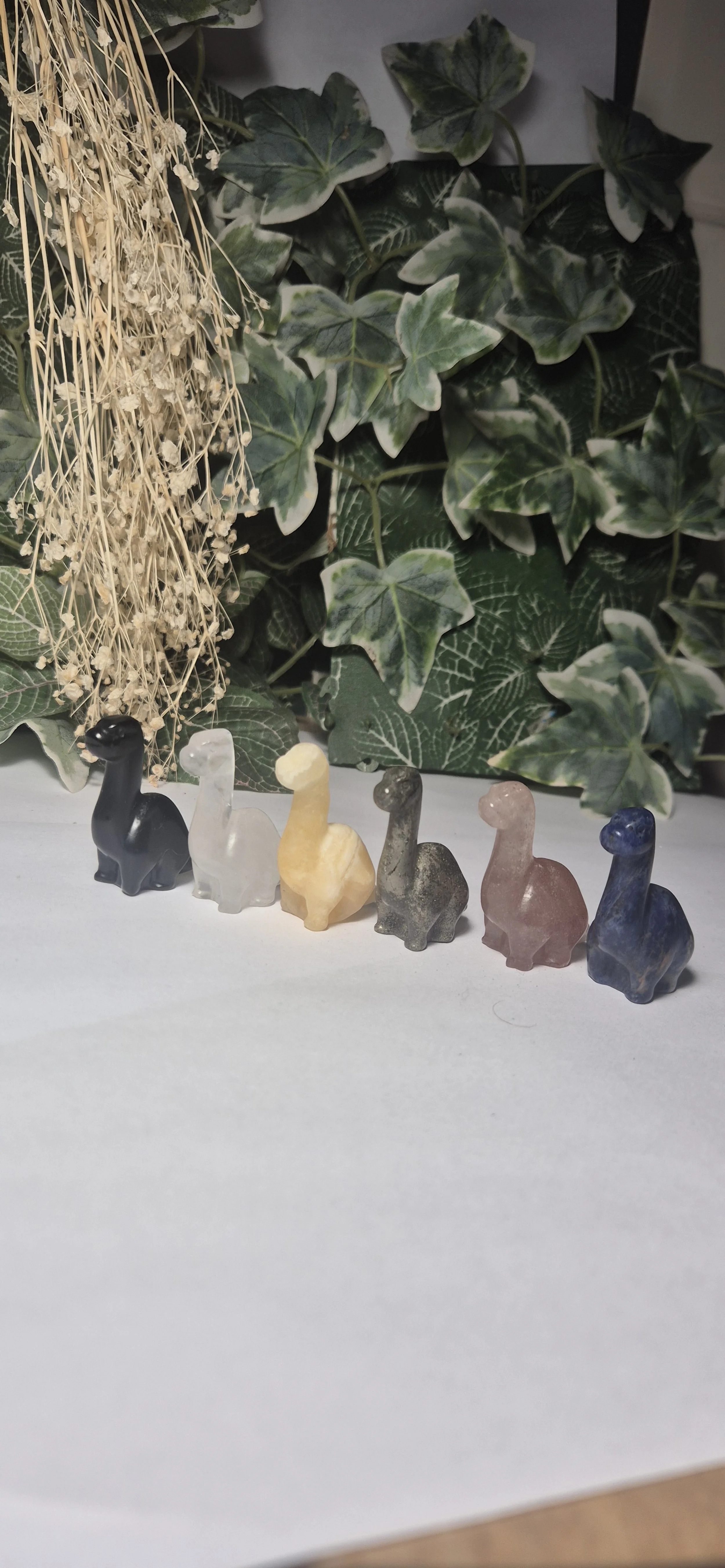 Small Crystal Dinosaur Carving – Pocket Companion