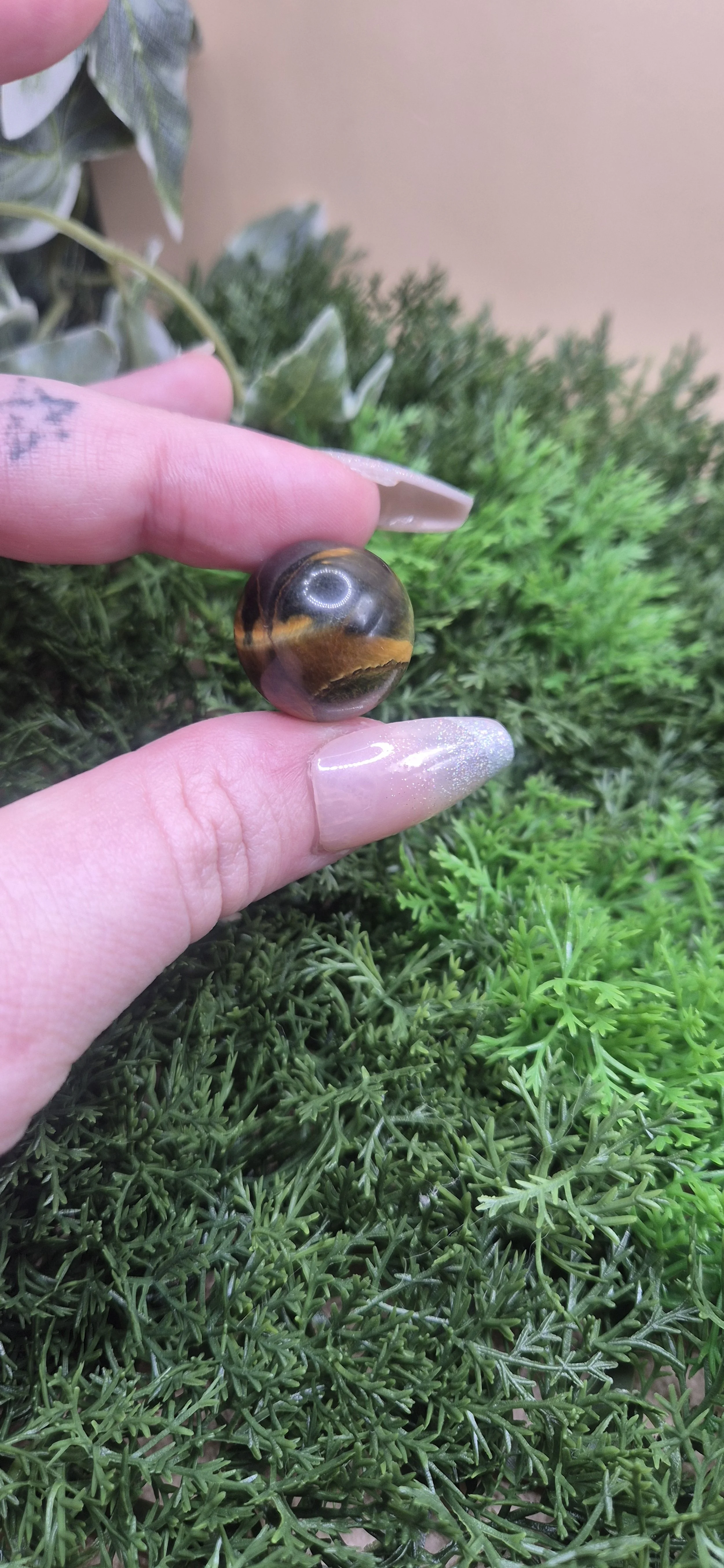 Tiger’s Eye Mini Sphere (1 cm | 12 g)