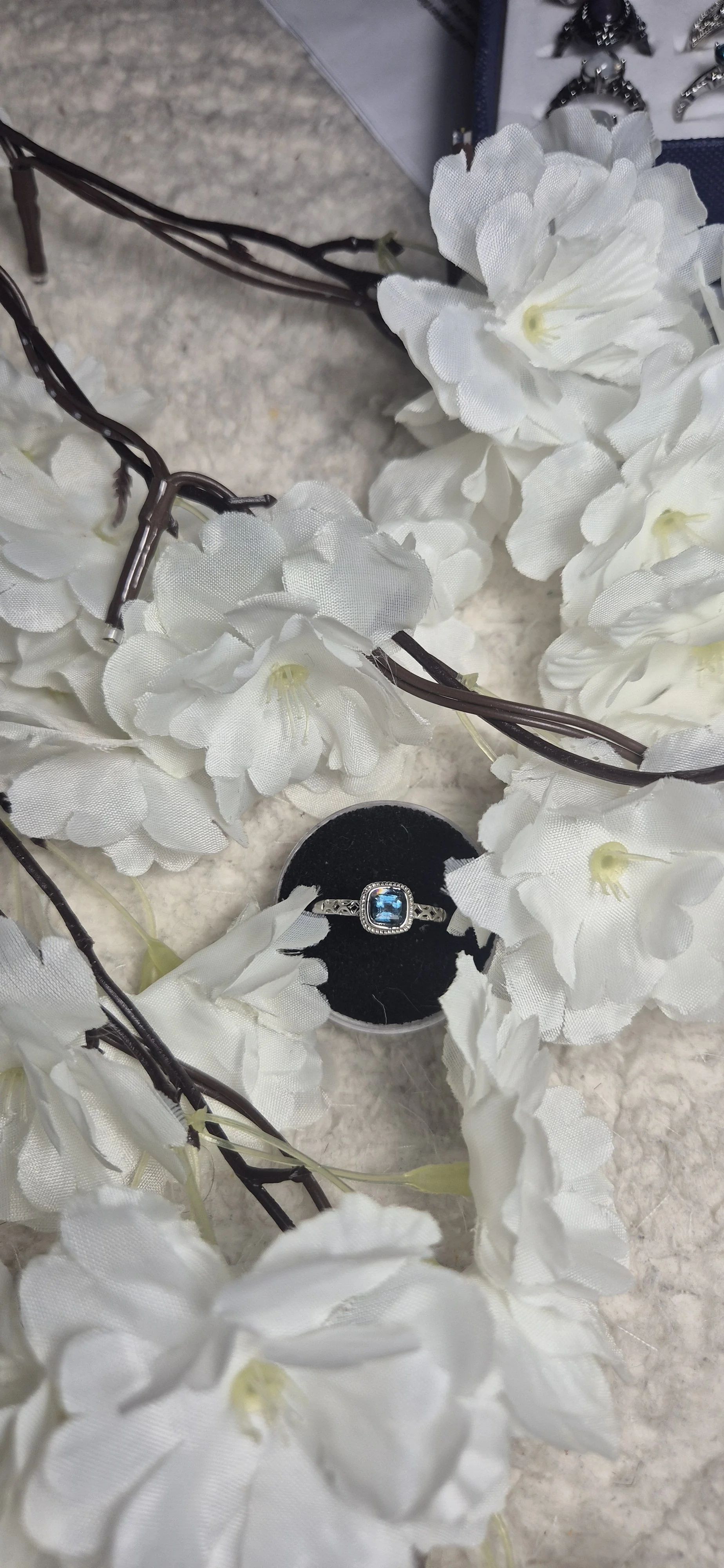 Blue Topaz Style Ring