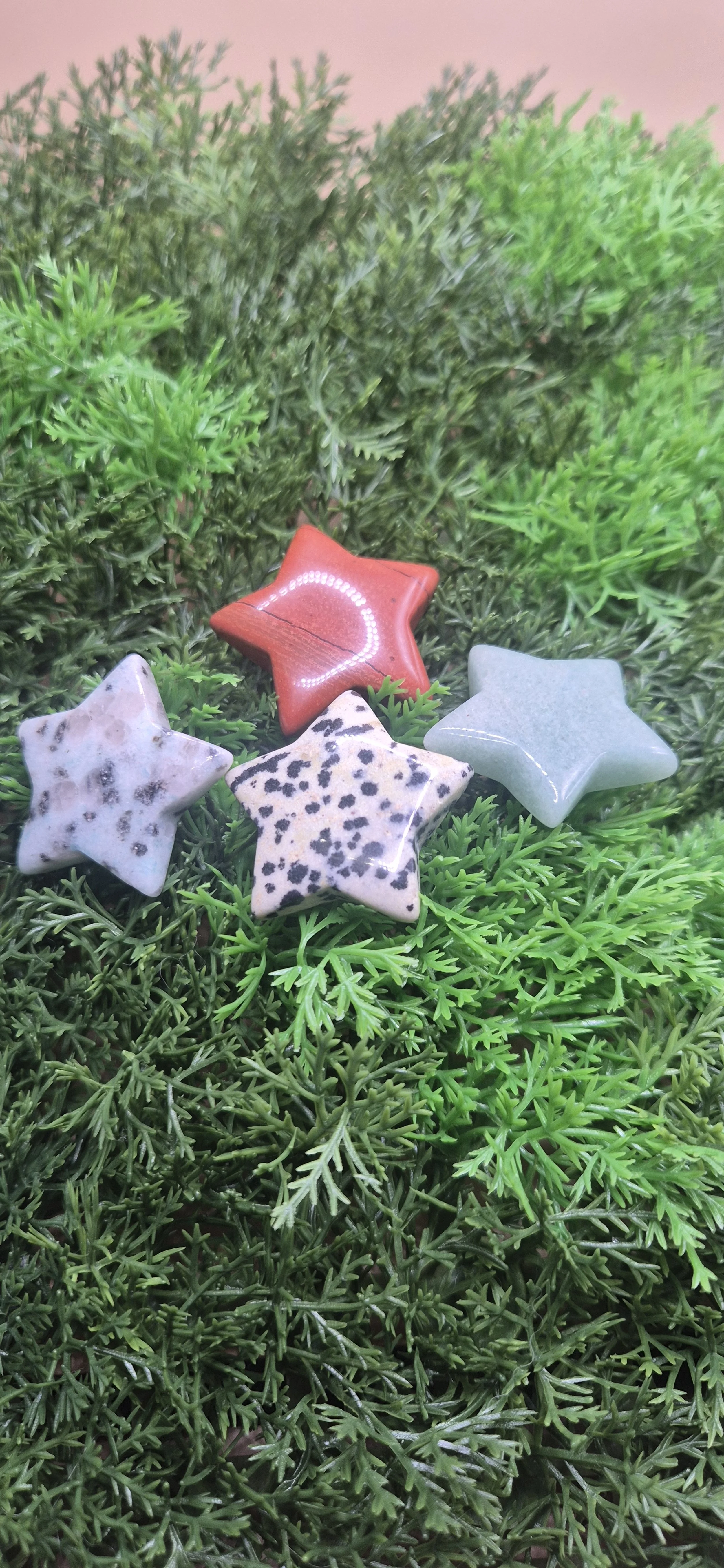 ⭐ Crystal Star Carvings (3cm)