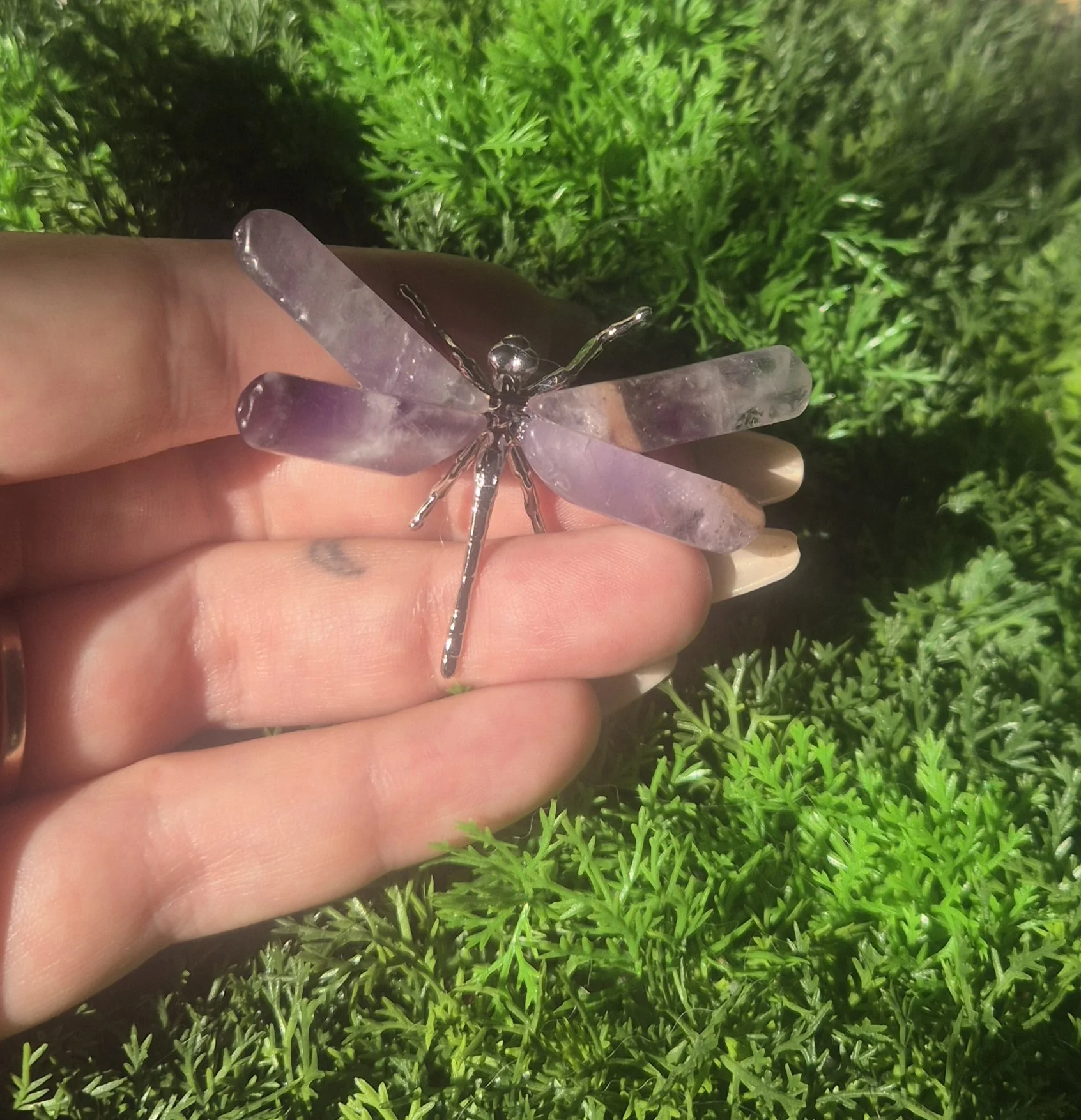 💜 Purple Fluorite Dragonfly