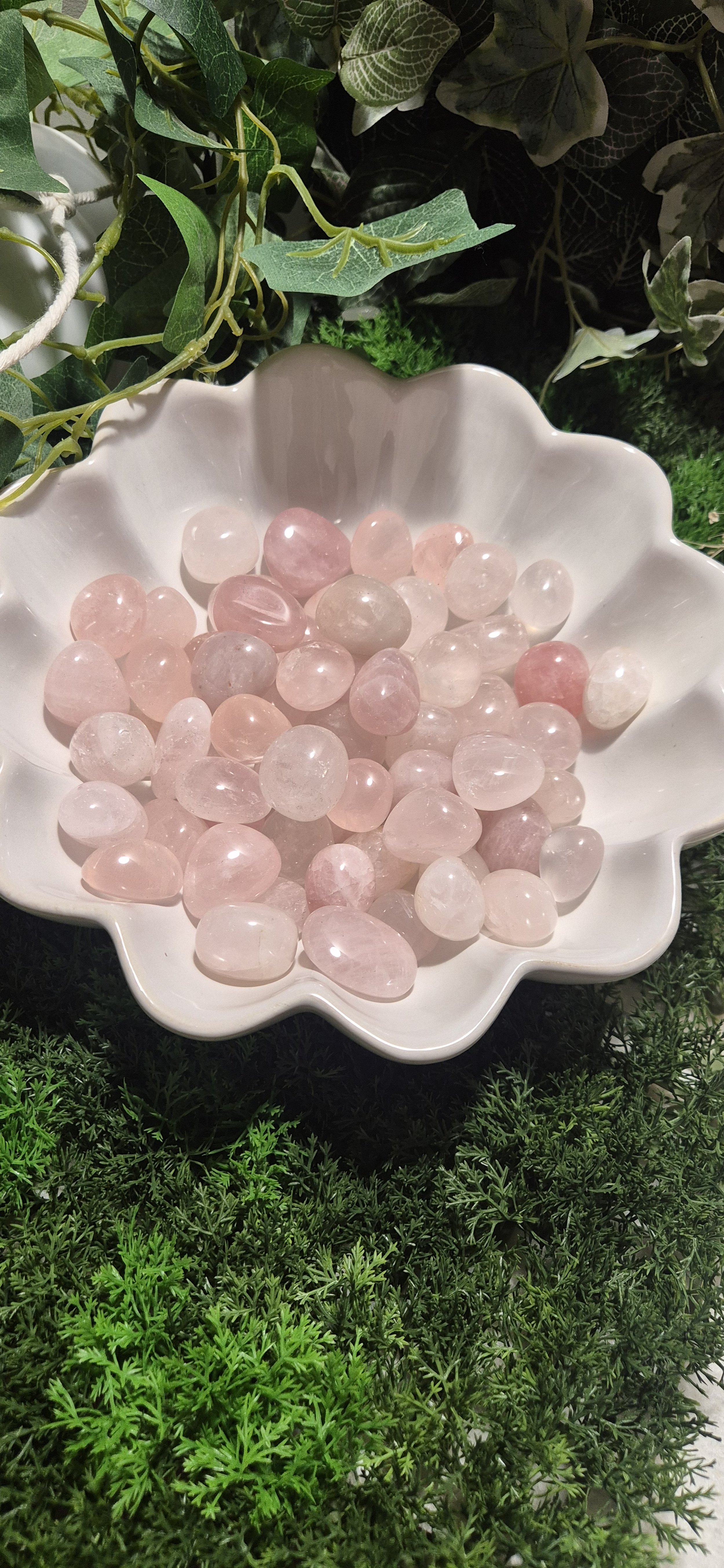 Love Energy Rose Quartz Tumbles – 100g