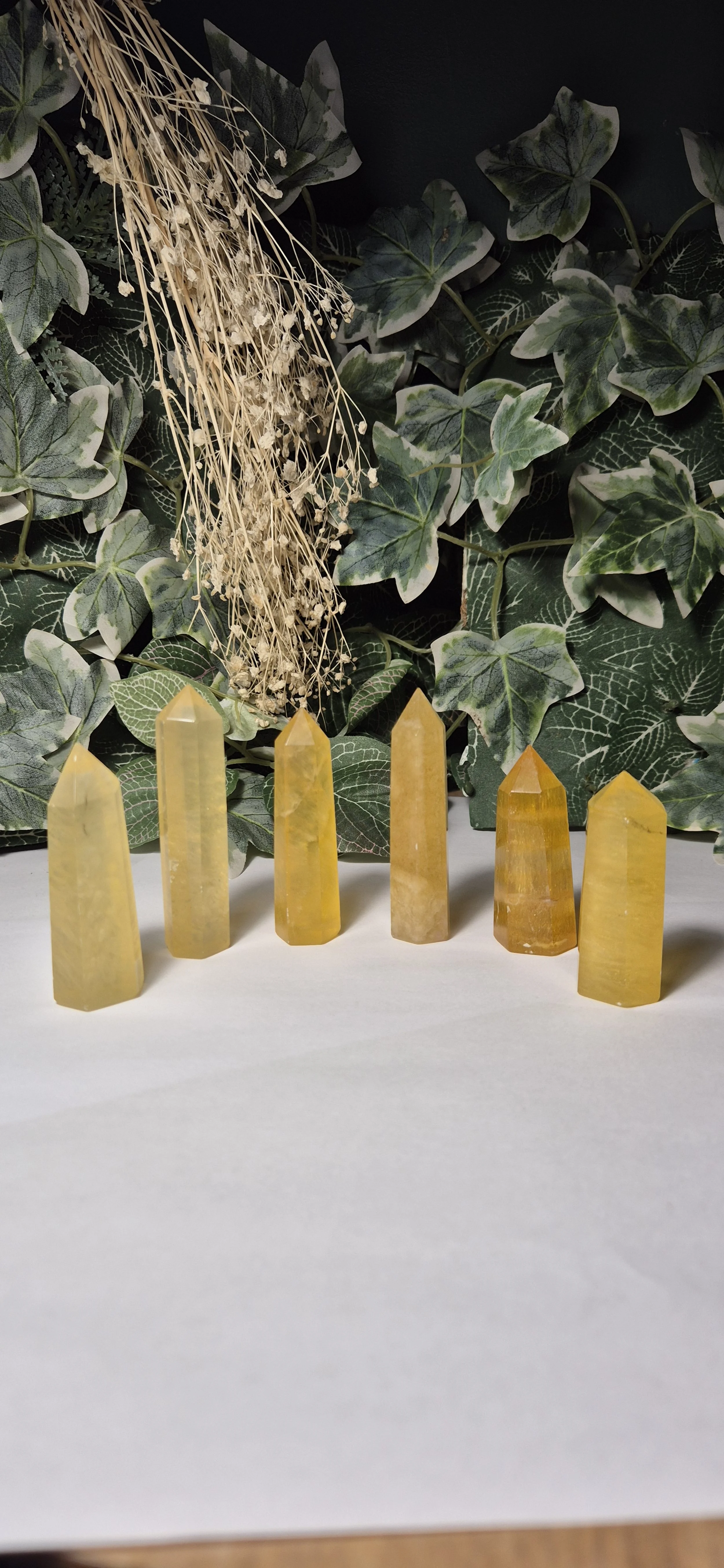 Yellow Fluorite Towers