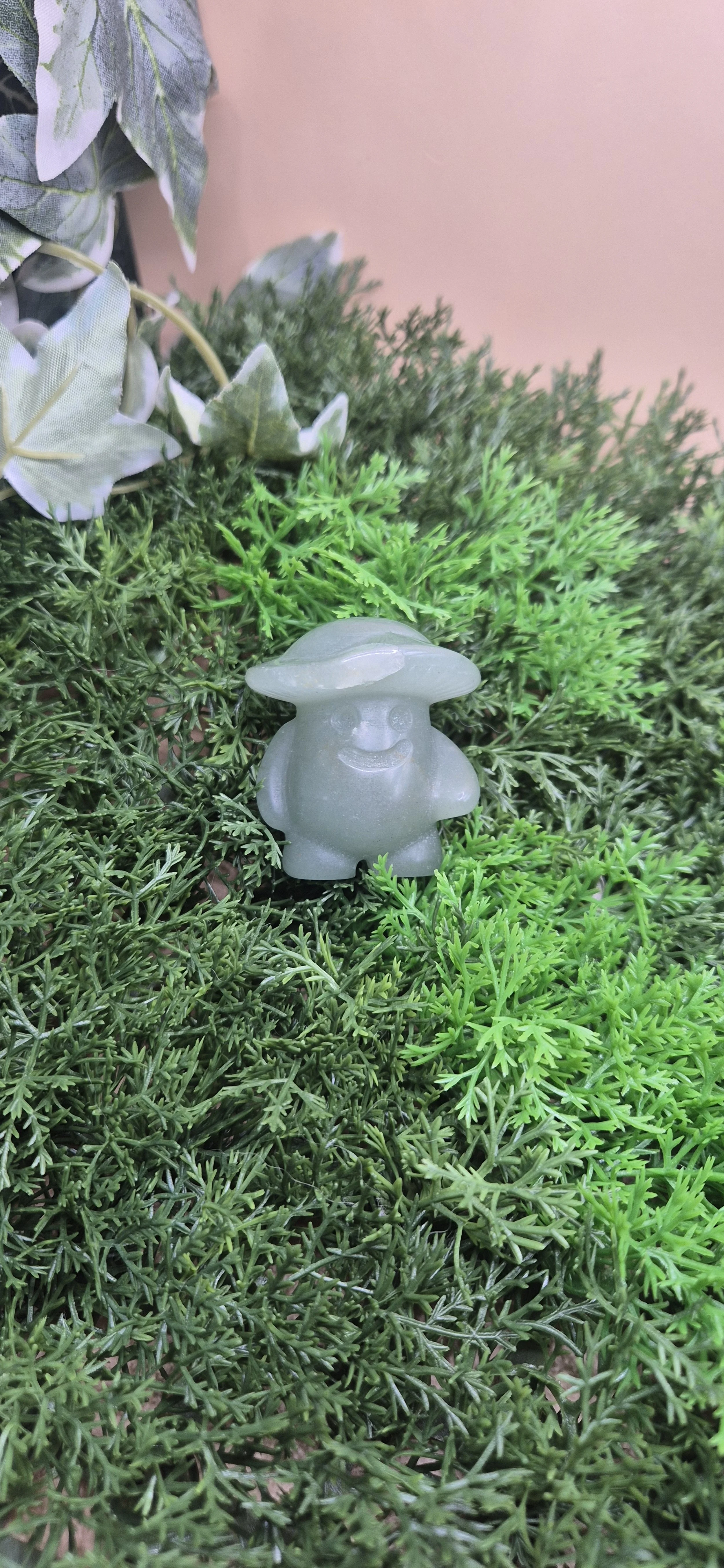 Green Aventurine Mushroom – Luck & Abundance 🍄