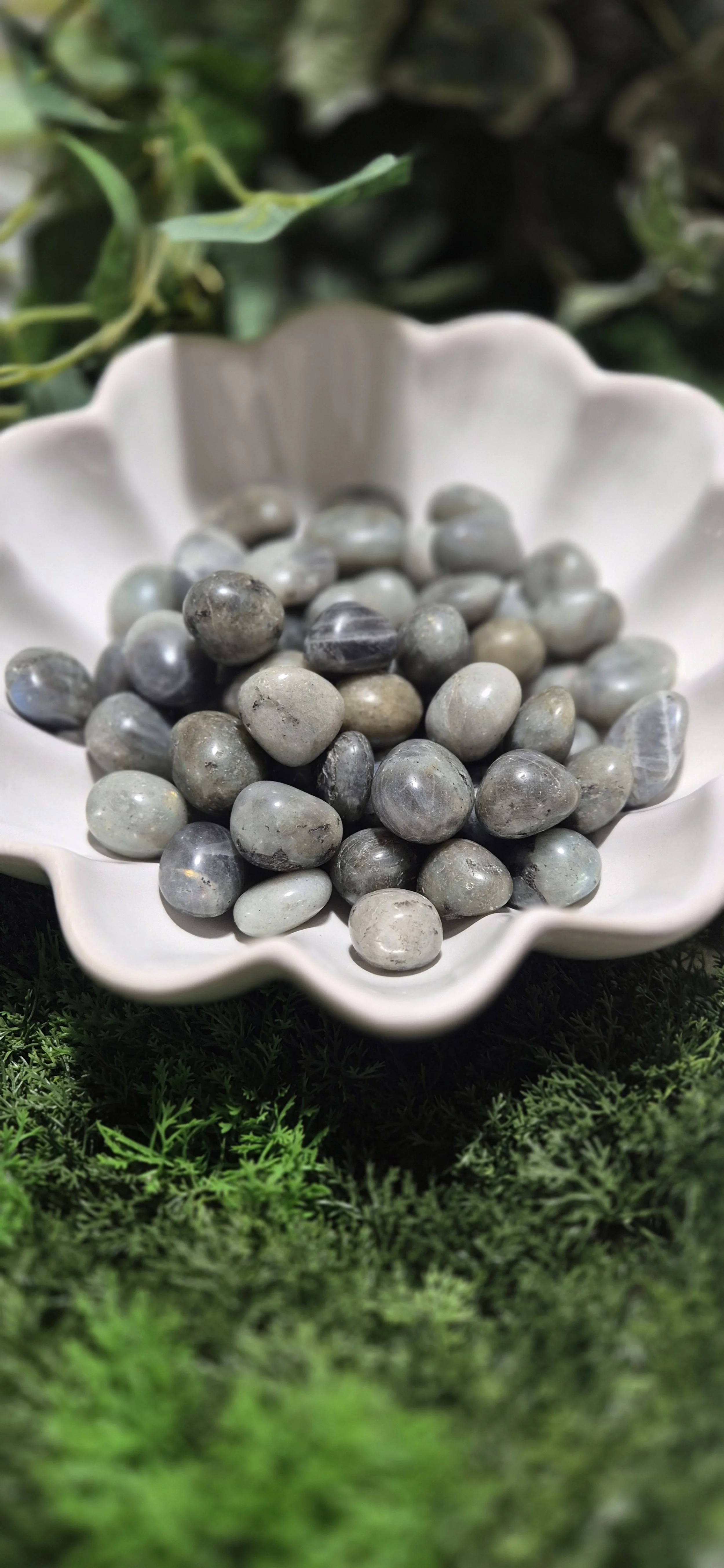 Labradorite Tumbles – 100g Bundle