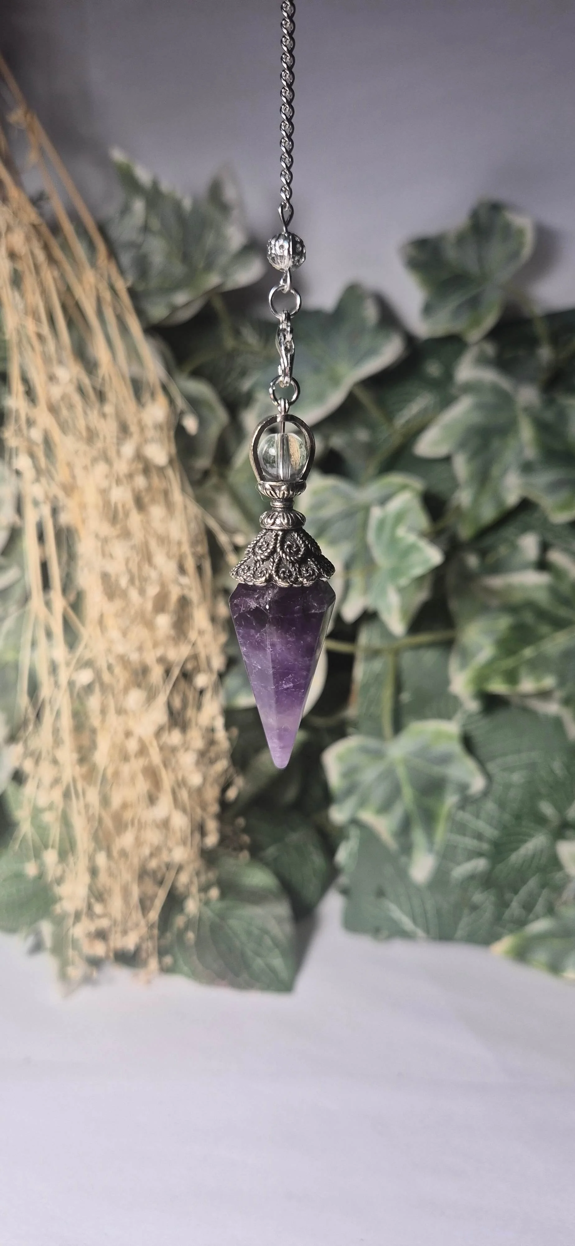 💜 Staff Pick - Amethyst Crystal Pendulum