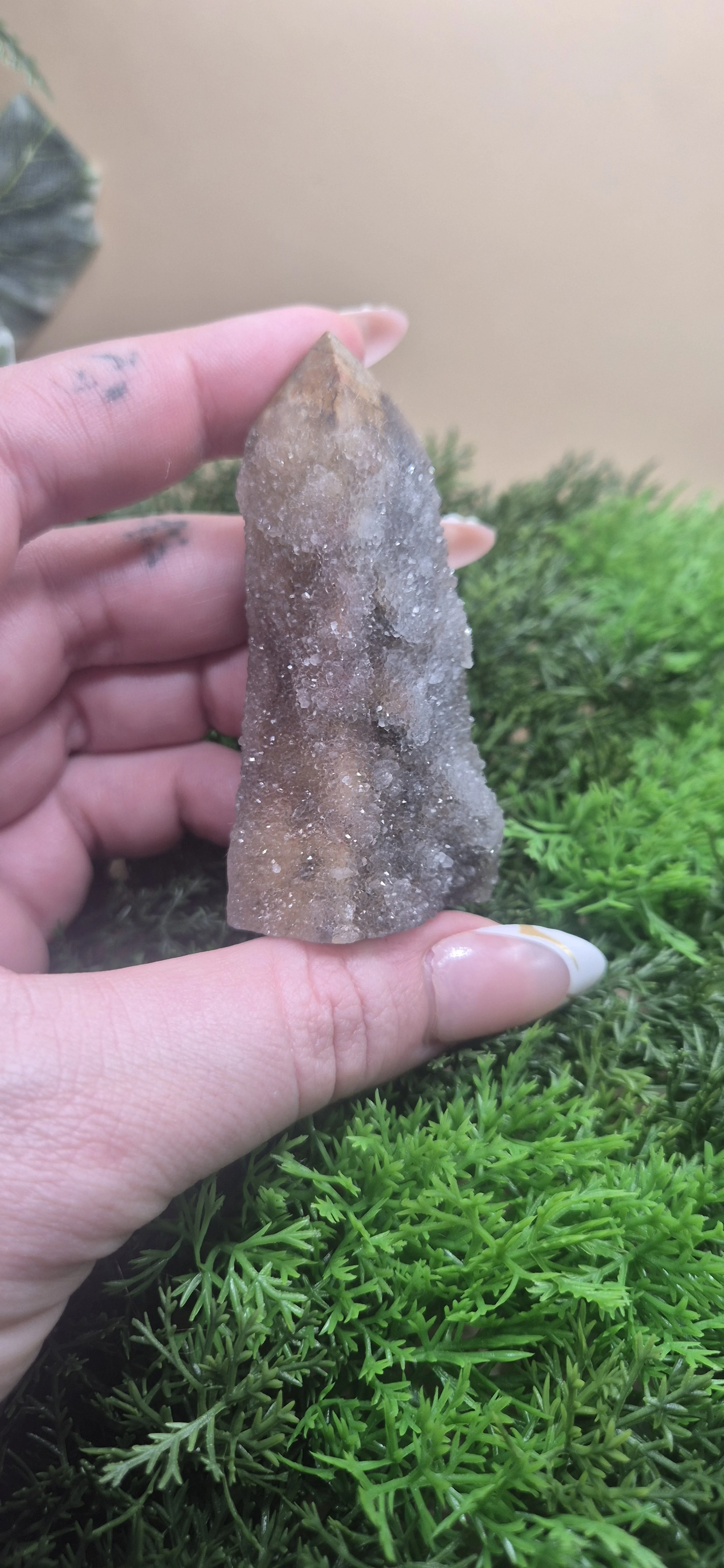 Druzy Quartz Point / Crystal Tower
