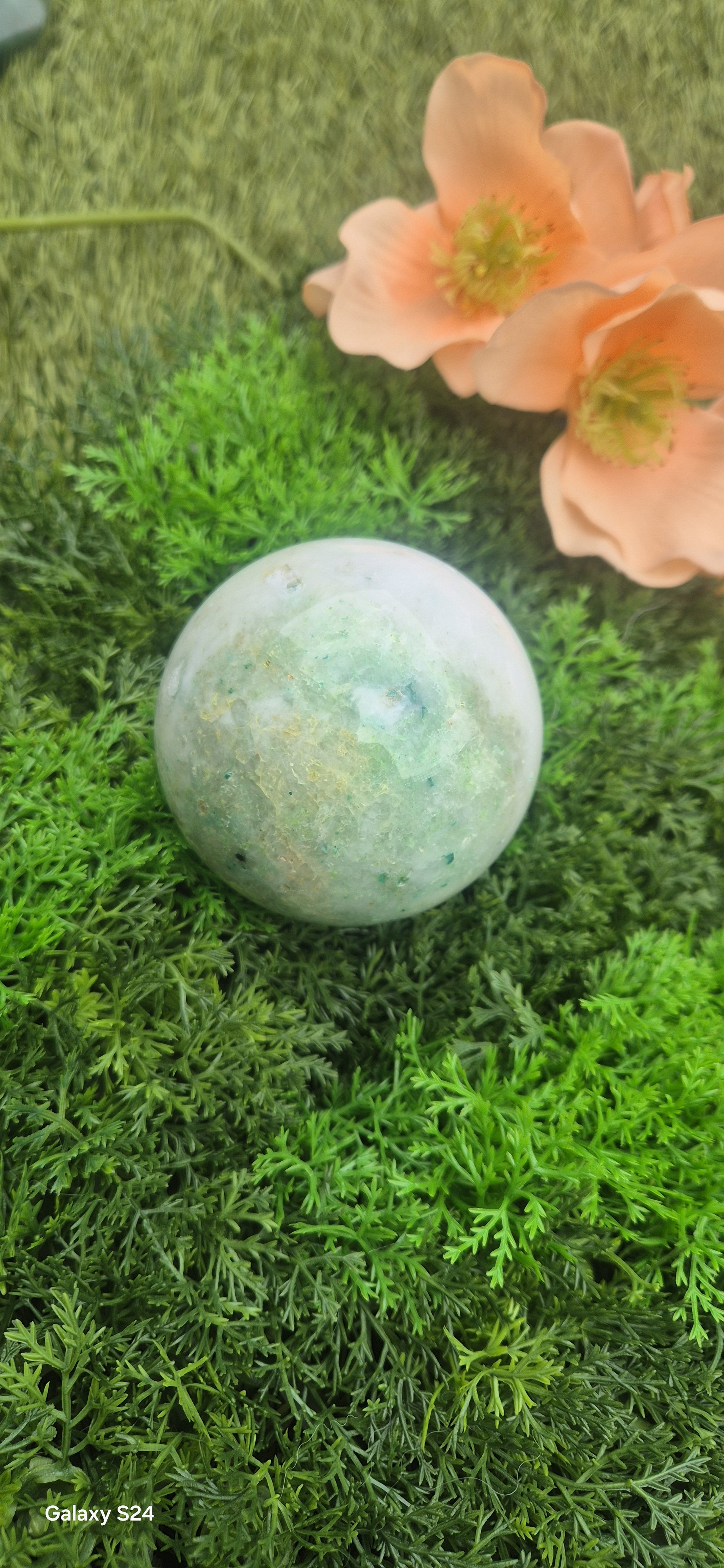 Garnierite (Green Moonstone) Sphere 👉 LIMITED STOCK