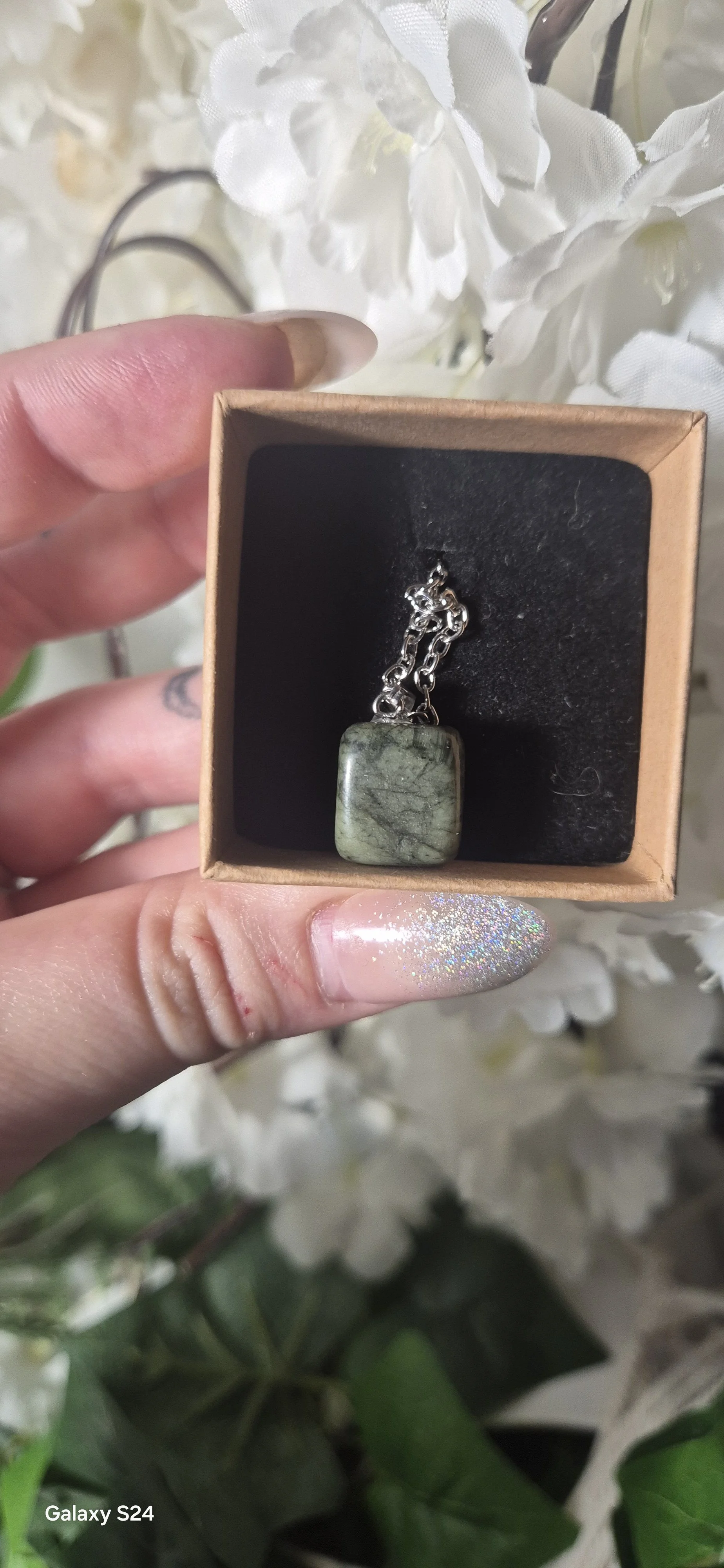 🖤 Tree Agate Pendant– One of a Kind 🌳