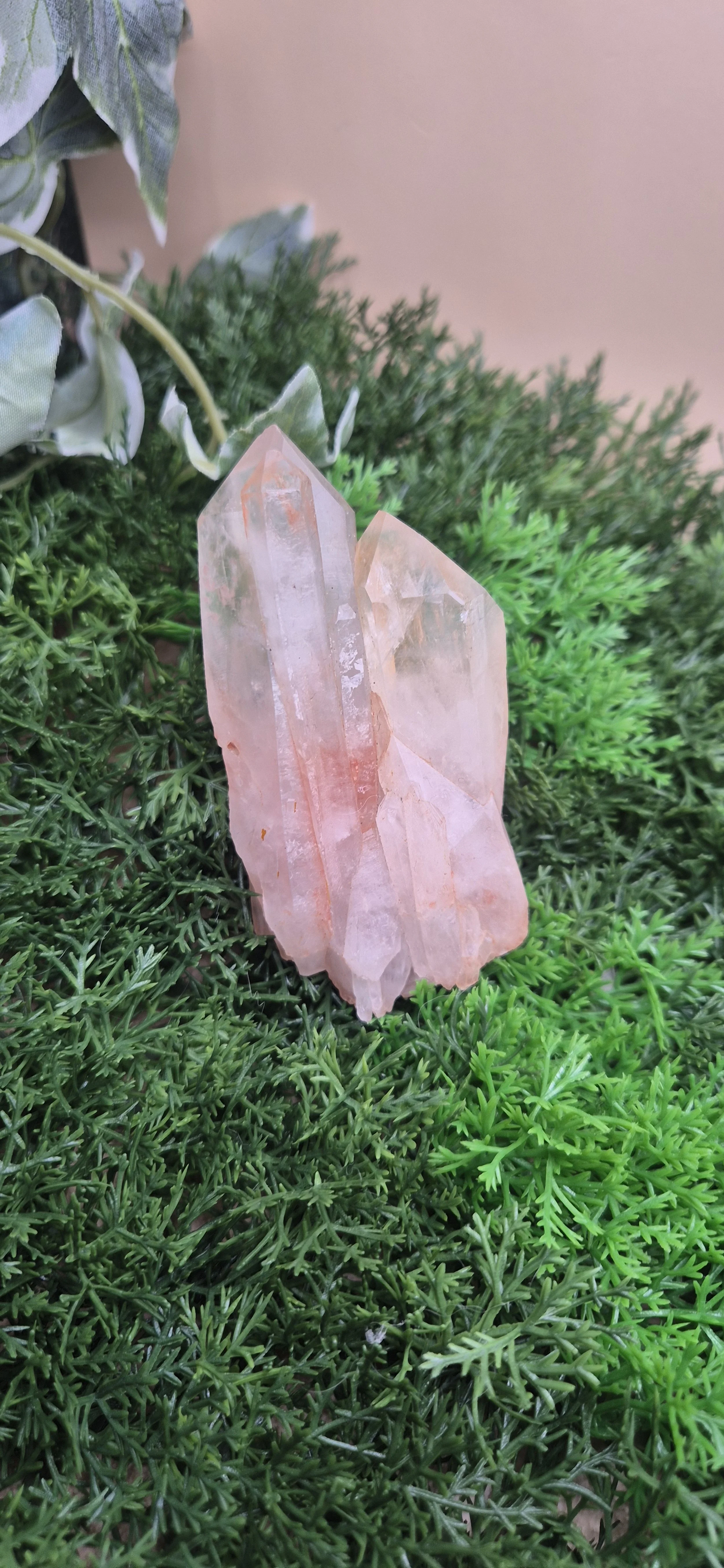 Hematoid (Fire) Quartz Cluster – 8cm | 93g