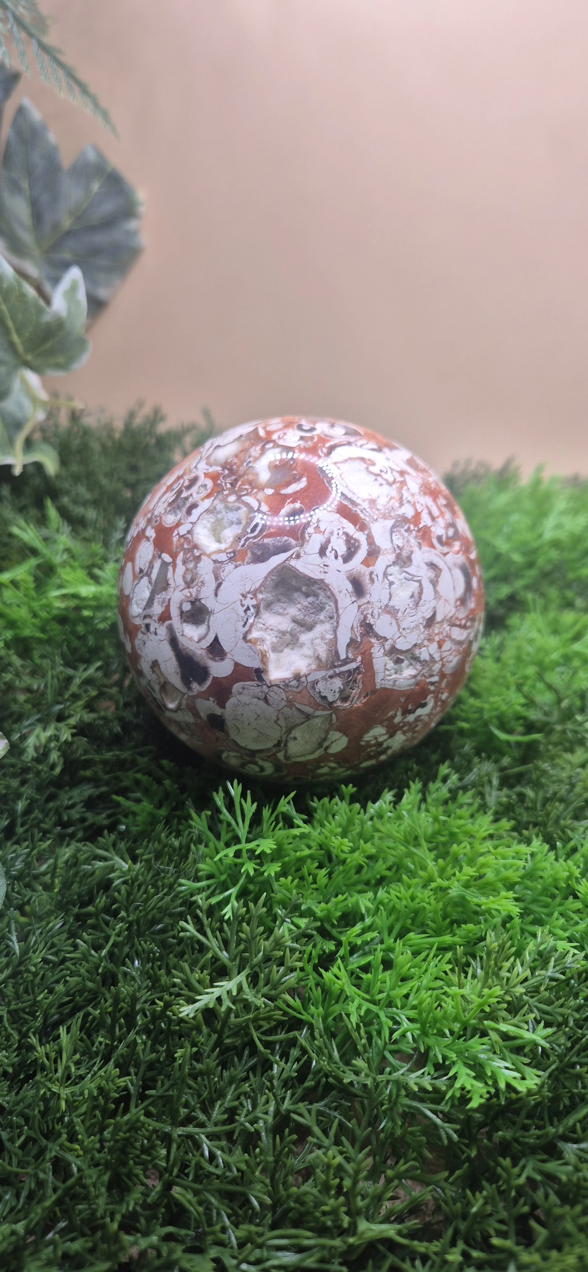 Leopard Skin Jasper Sphere – 418g