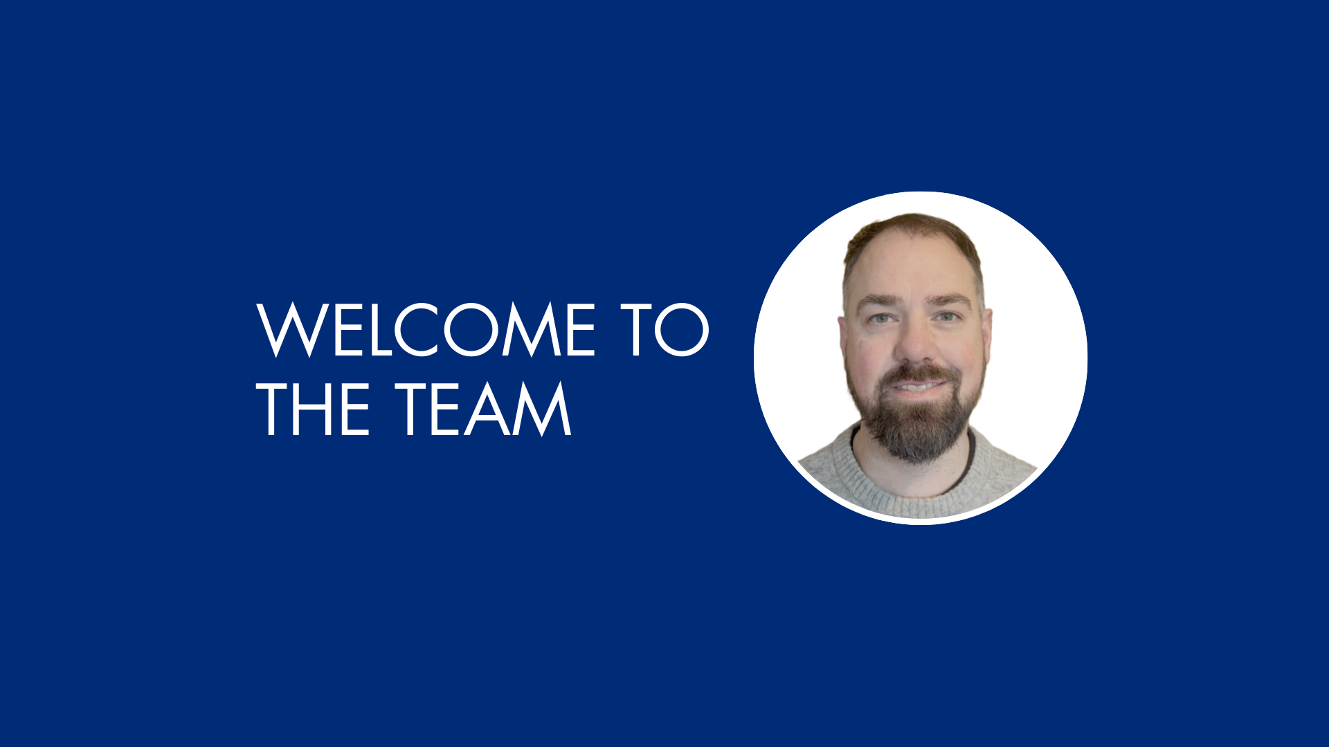 Welcoming Patrick to our team!