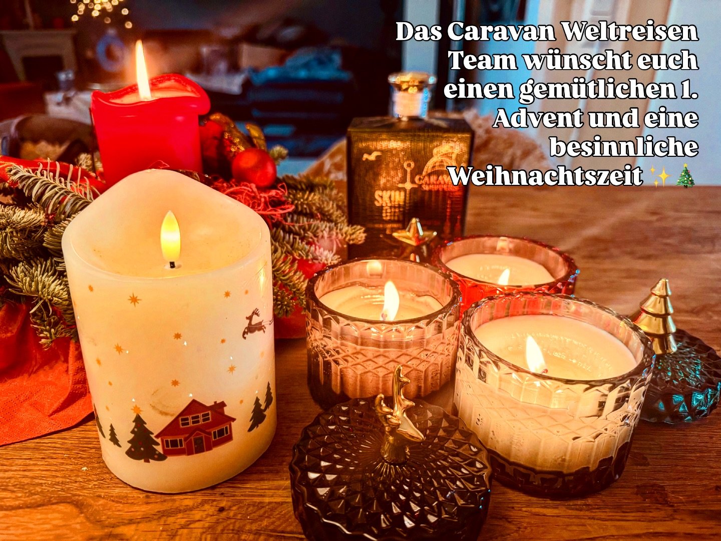 ✨ Weihnachtszeit &ndash; die sch&ouml;nste Zeit des Jahres ✨

Die Stra&szlig;en leuchten, der Duft von Pl&auml;tzchen liegt in der Luft und &uuml;berall sp&uuml;rt man ein kleines bisschen mehr Magie. 🎄✨
Die Weihnachtszeit erinnert uns daran, einen 