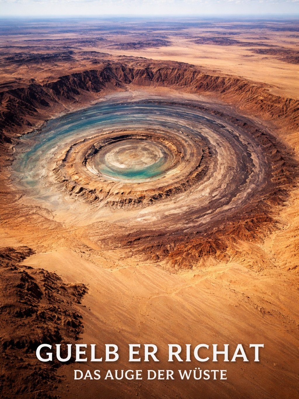 👁️ ES IST KEIN AUGE.
So nennen wir es nur,
weil unser Verstand nichts Besseres findet.

Tief in der W&uuml;ste Mauretaniens liegt eine Struktur,
die keiner nat&uuml;rlichen Logik folgt. Zu pr&auml;zise. Zu symmetrisch. Zu&hellip; bewusst.

Das Guelb