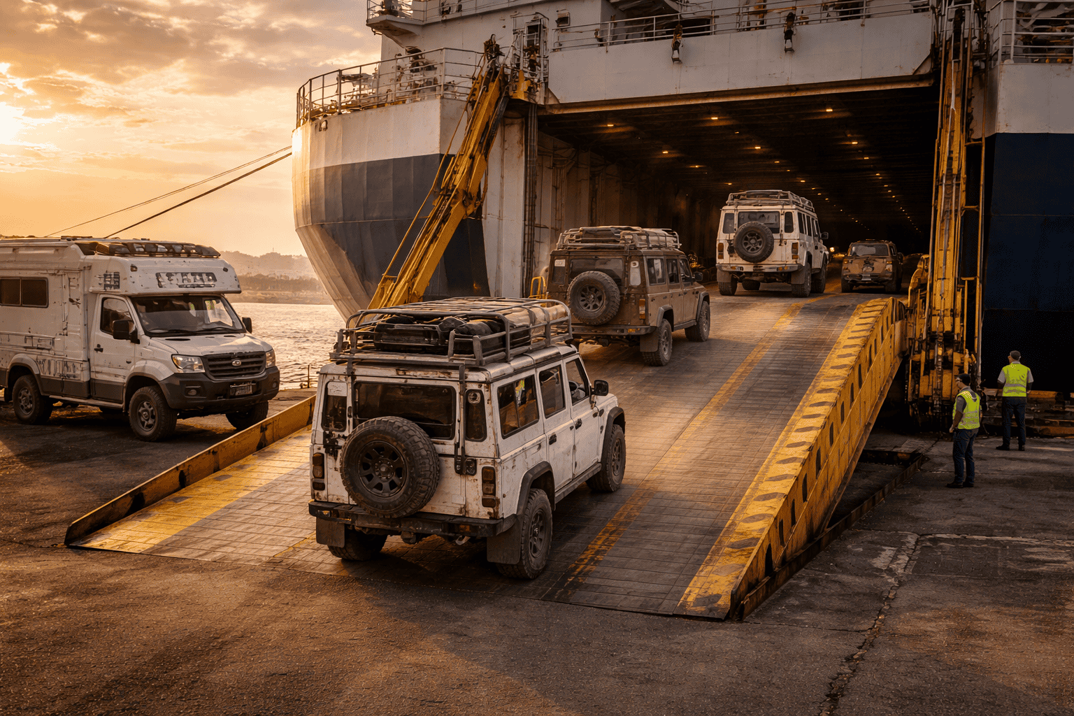 Verschiffung Ihres Fahrzeuges Weltweit sicher ankommen