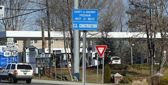 Adopt-A-Highway Sign