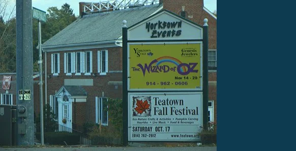 Yorktown Events Sign