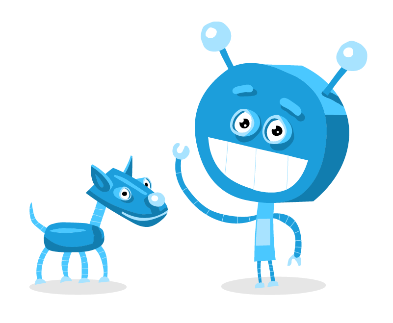 Robot puk a jeho pes Vincent van Dog