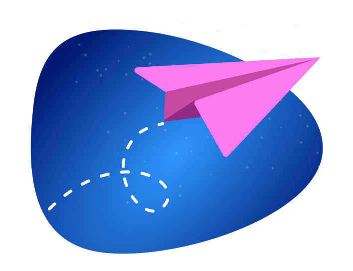 Papírová vlaštovka letí vzduchem