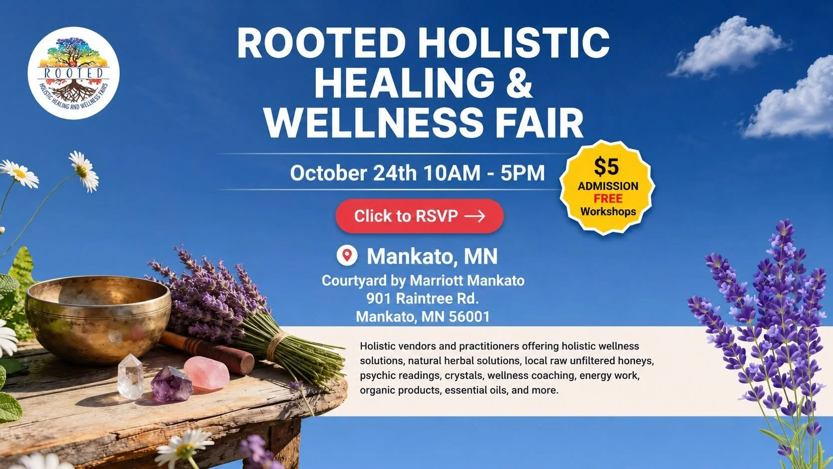 Rooted Holistic Healing &amp; Wellness Fair