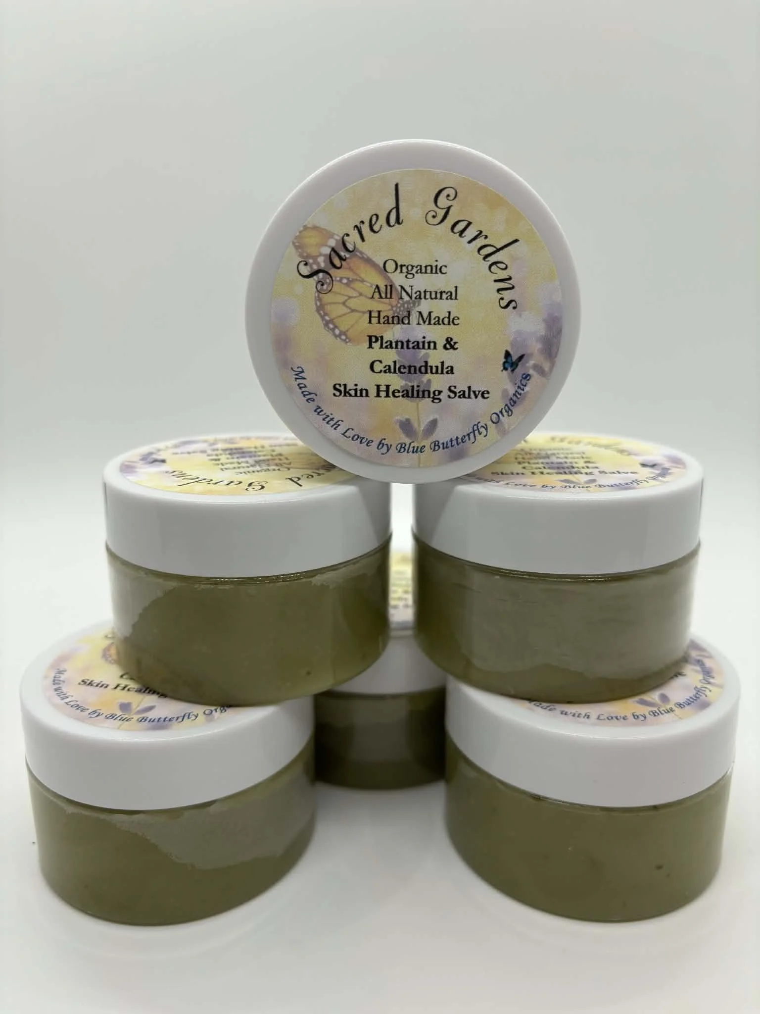 Sacred Gardens Plantain Calendula Skin Healing Salve