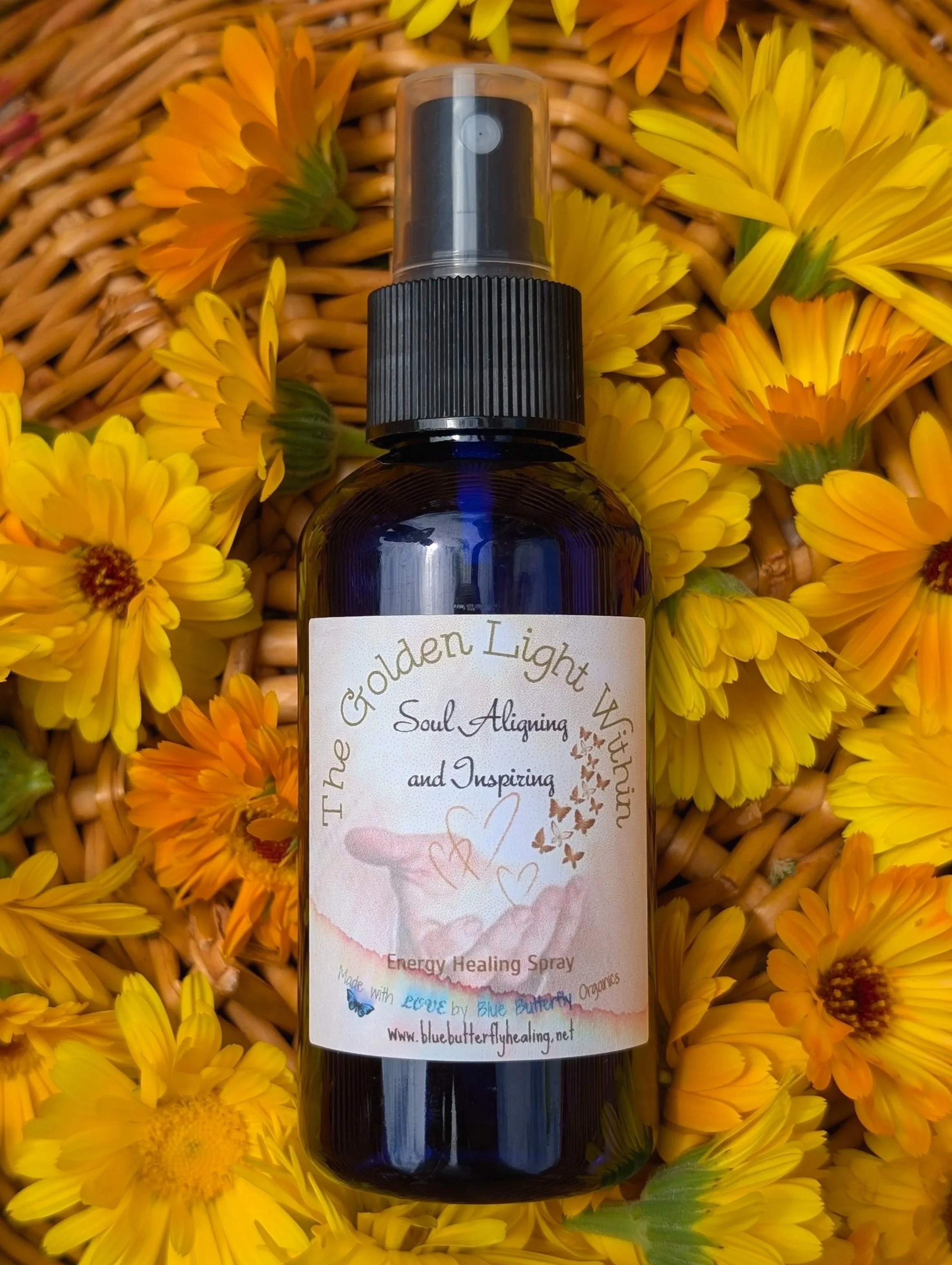 The Golden Light Within Soul Aligning and Inspiring Energy Healing Spray, 4 fl. oz.