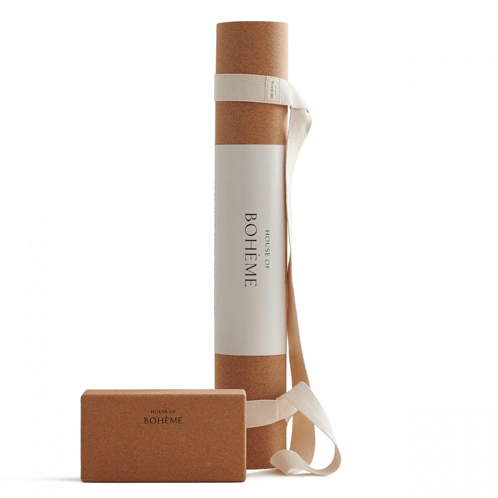 YOGA SET: MAT, STRAP & BLOCK