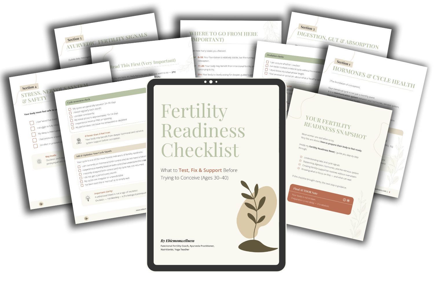 Free Fertility Readiness Checklist