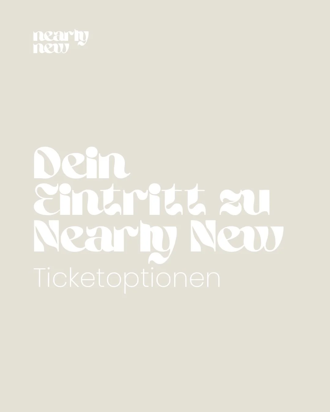 ✨ Nearly New ist mehr als Hochzeitskleider ✨

Ob du als Braut ein Premium-Erlebnis suchst, ganz entspannt durch Braut- und Festkleider st&ouml;bern m&ouml;chtest &ndash;
oder einfach mit tollen Frauen anstossen, lachen und eine richtig gute Zeit geni