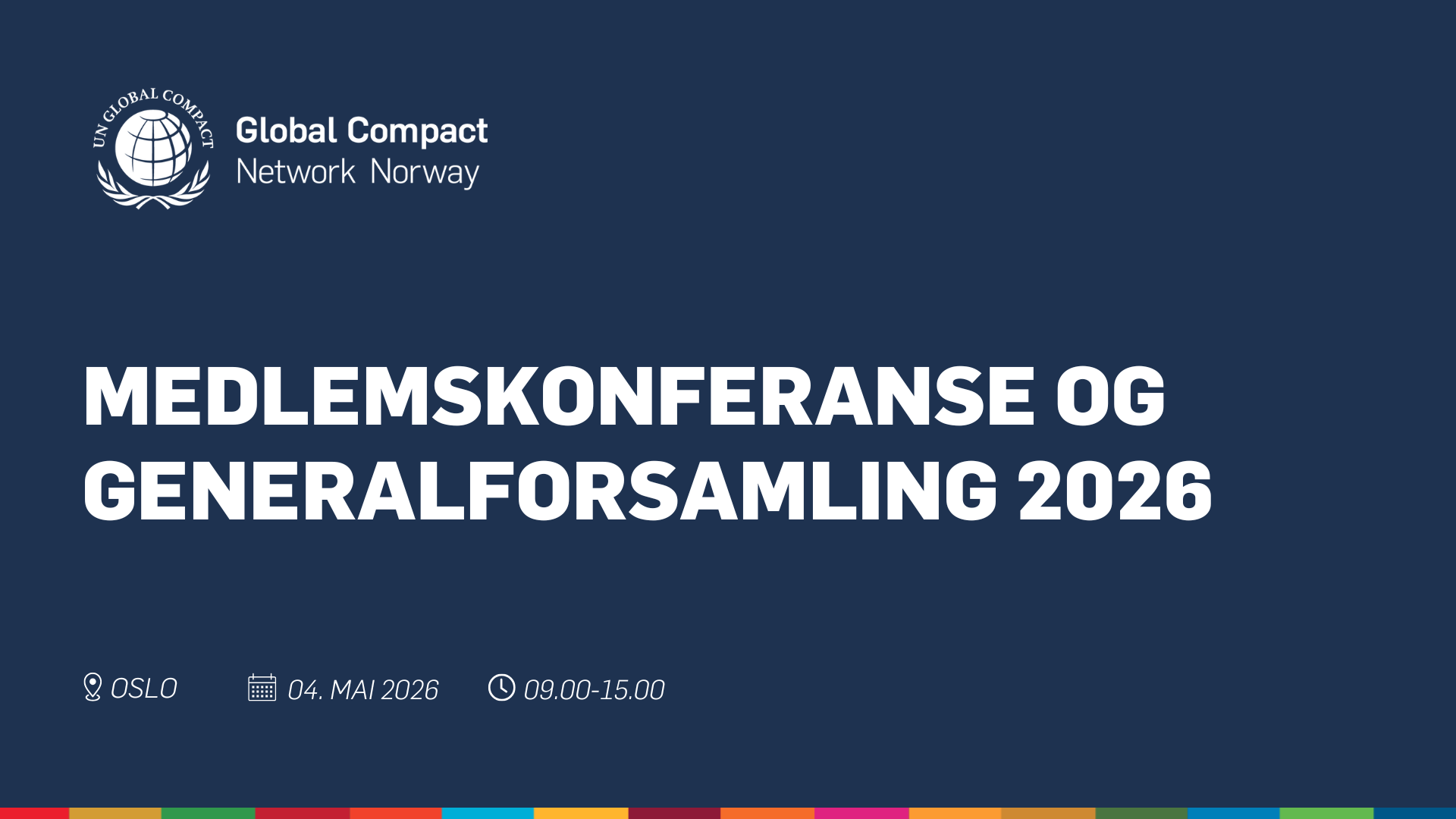 Medlemskonferanse og generalforsamling 2026