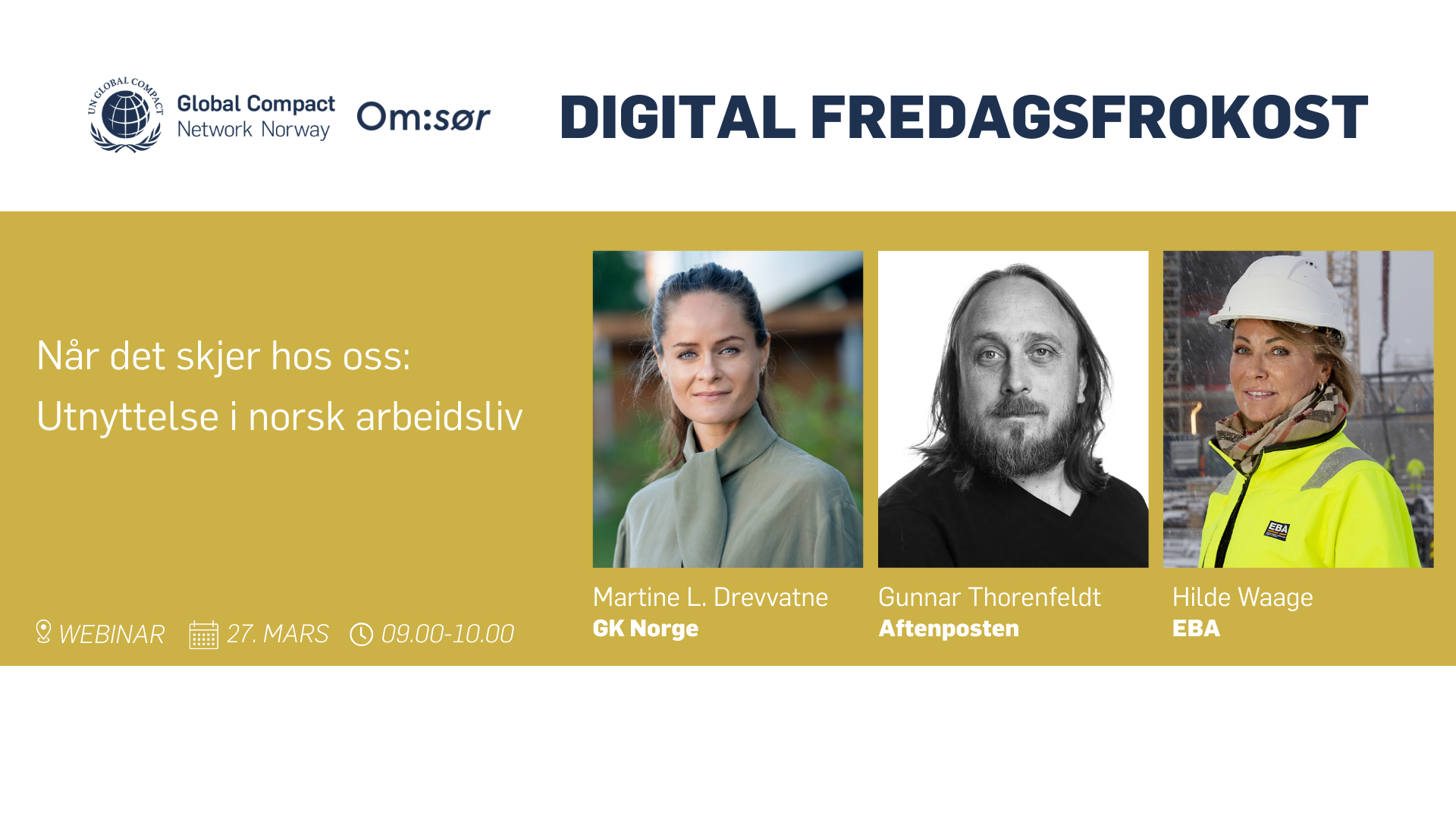 Digital Fredagsfrokost: Utnyttelse i norsk næringsliv 