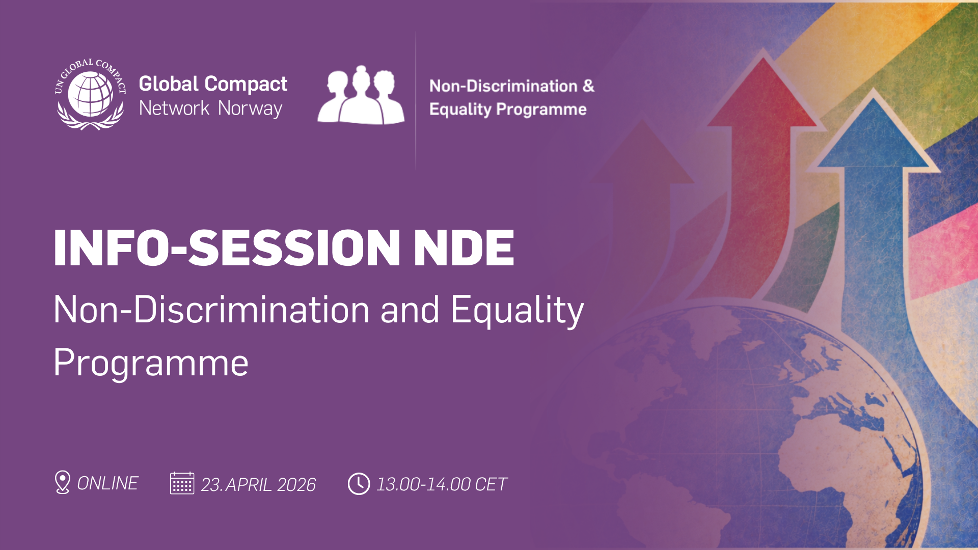 Info-session: learn more about the Non-Discrimination and Equality programme