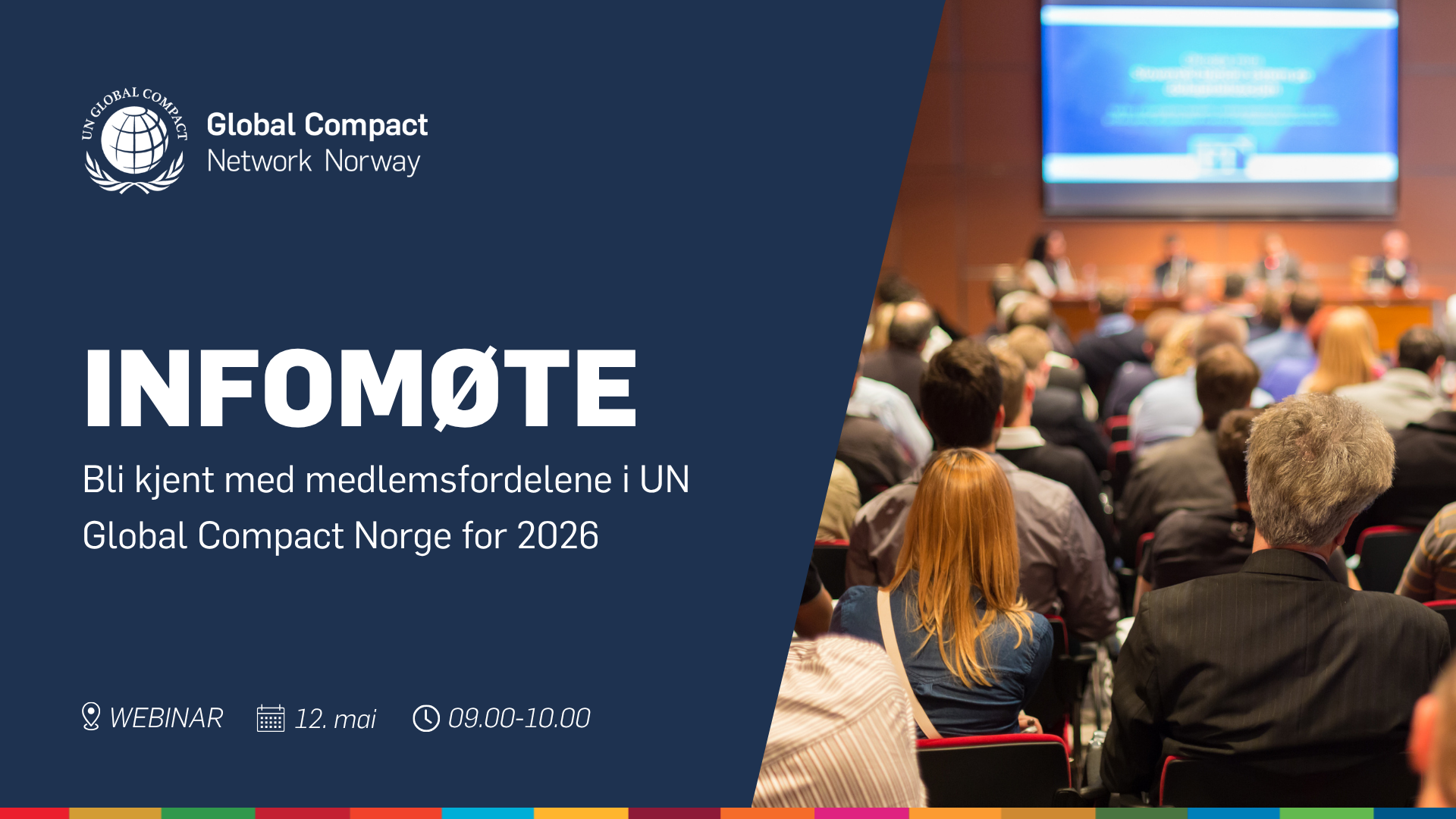 Infomøte om medlemsfordeler i UN Global Compact Norge 