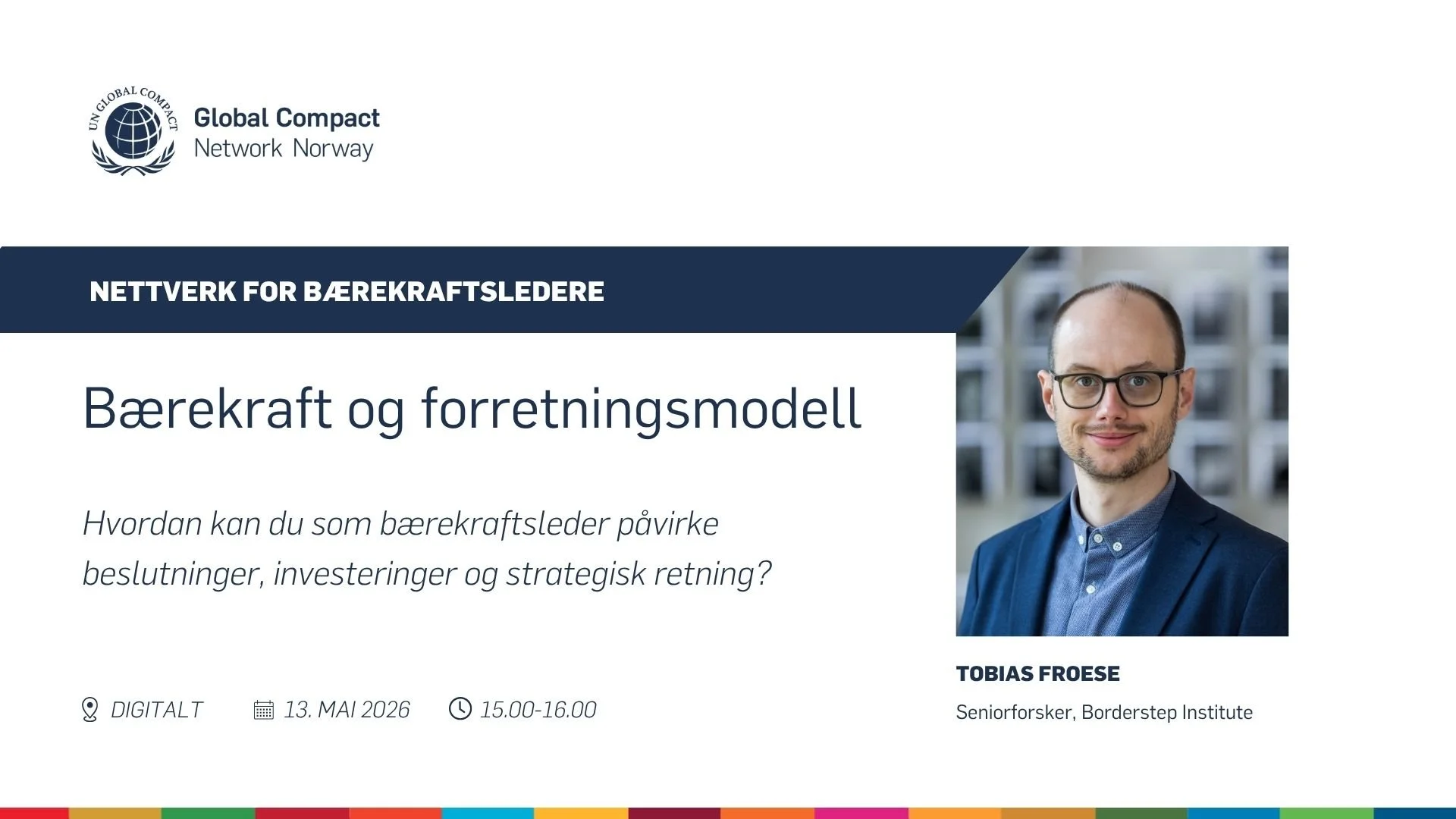 Nettverk for bærekraftsledere: Bærekraft og forretningsmodell