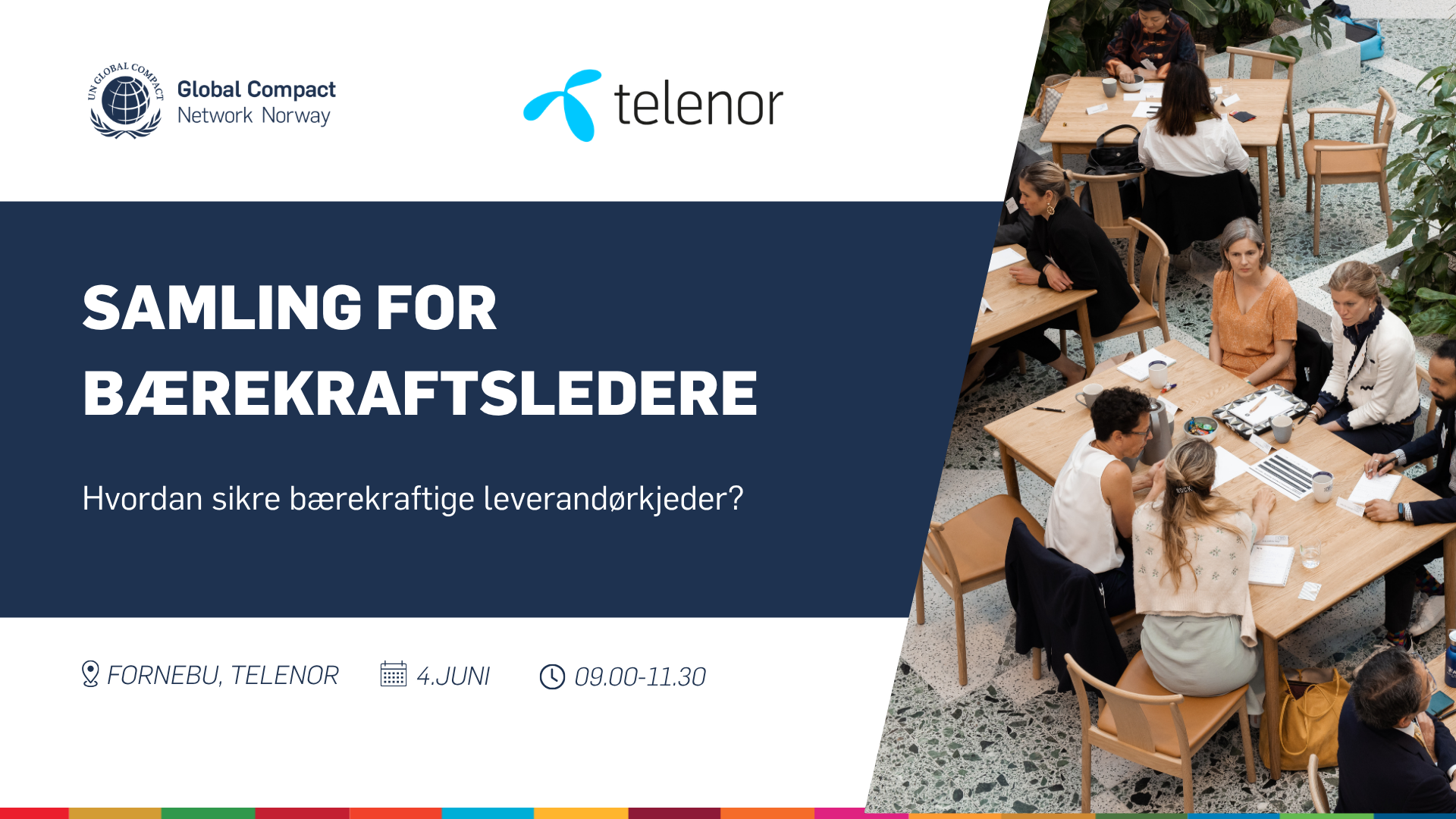 Samling for bærekraftsledere: Hvordan sikre bærekraftige leverandørkjeder?