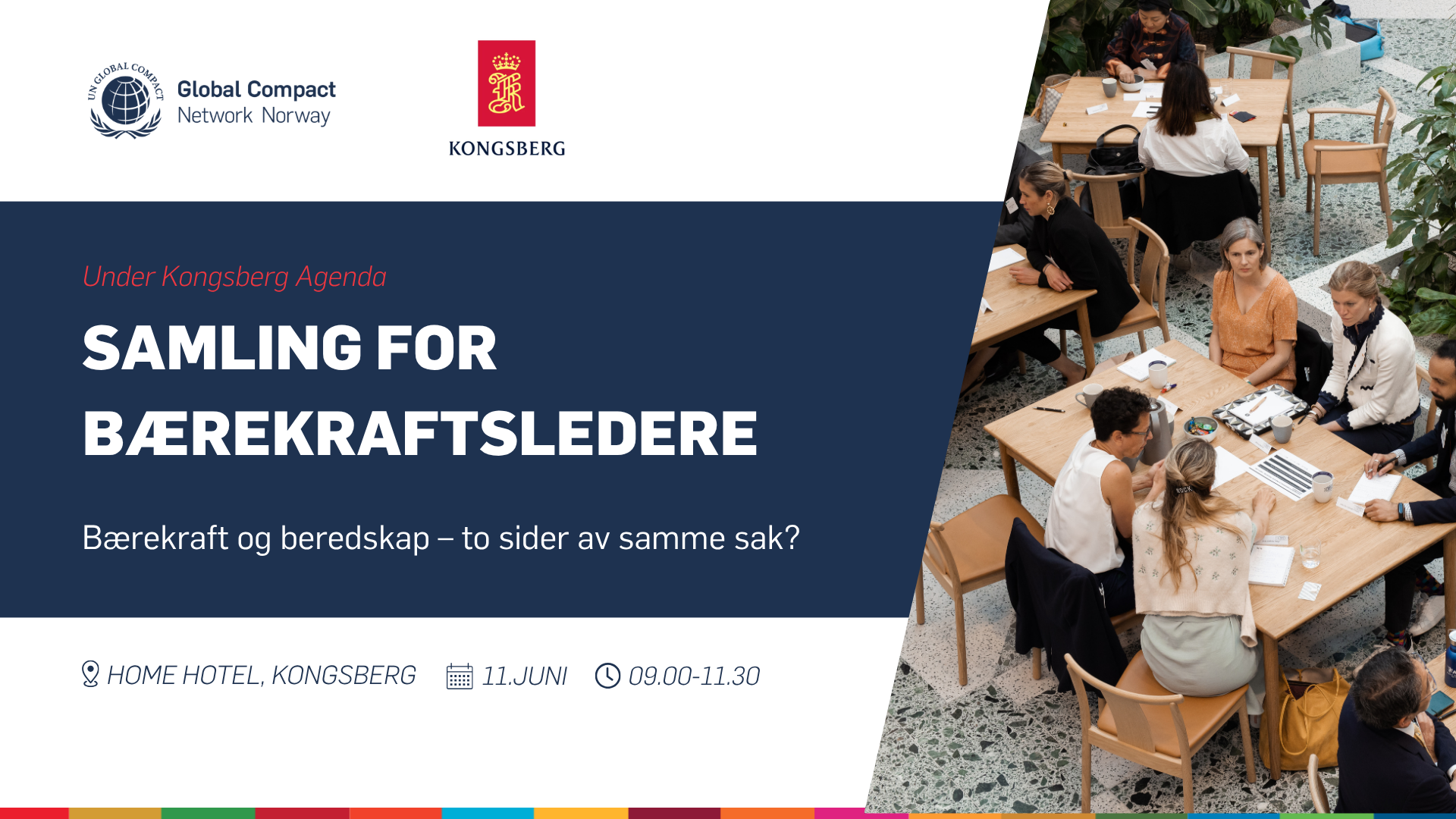 Samling for bærekraftsledere: Bærekraft og beredskap – to sider av samme sak?