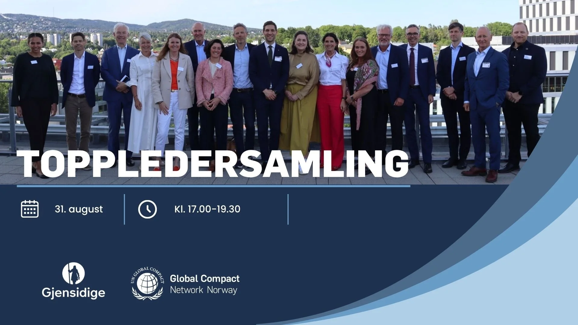 Toppledersamling med næringsminister Cecilie Myrseth