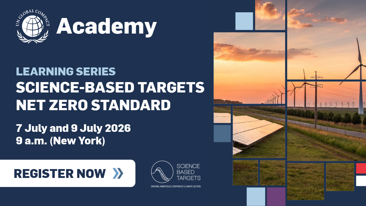 Learning series: Science-based targets net zero standard