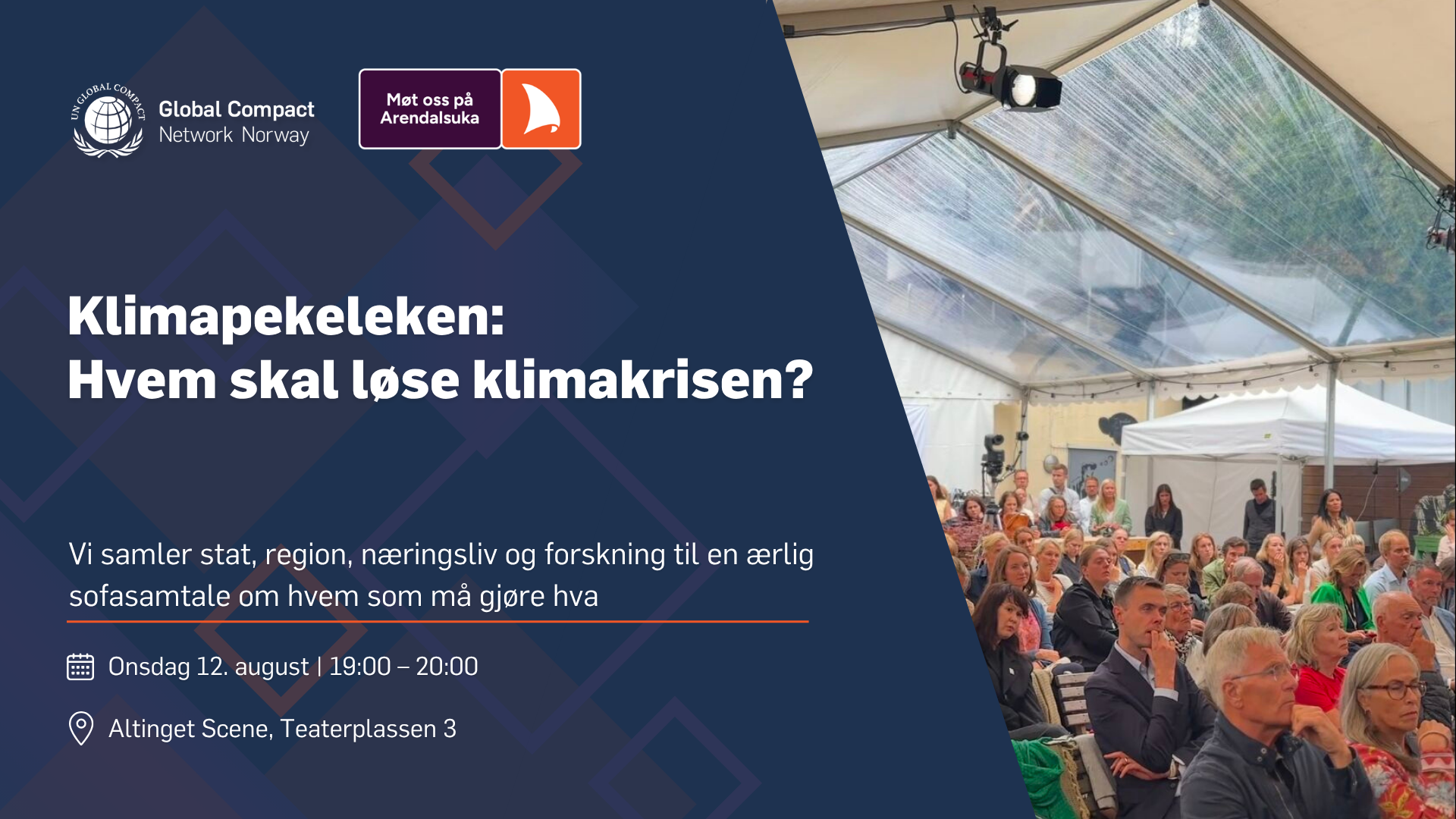 Arendalsuka: Klimapekeleken - Hvem skal løse klimakrisen?