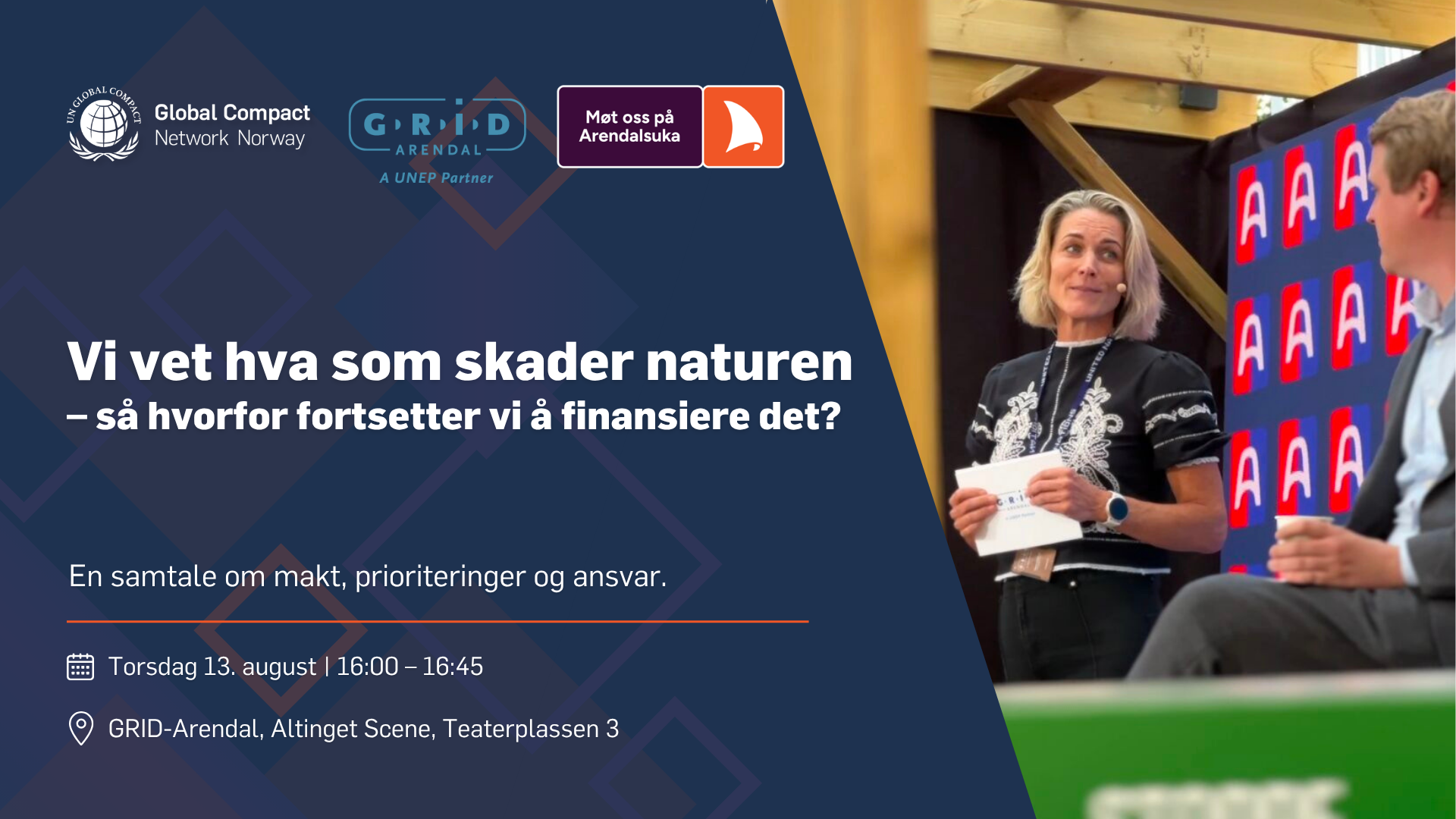 Arendalsuka: Vi vet hva som skader naturen – så hvorfor fortsetter vi å finansiere det? 