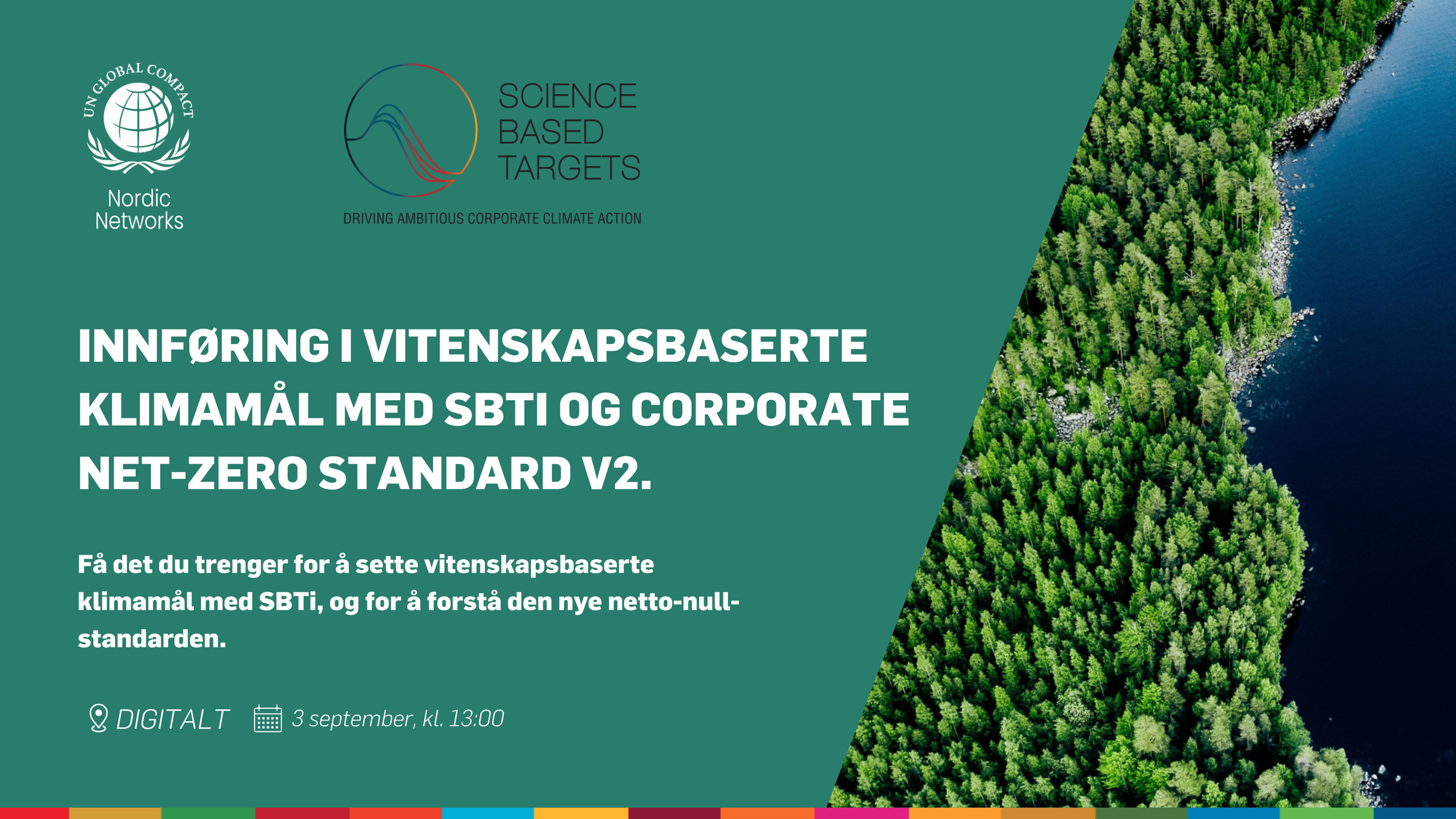 Vitenskapsbaserte klimamål med SBTi, og den nye netto-null-standarden