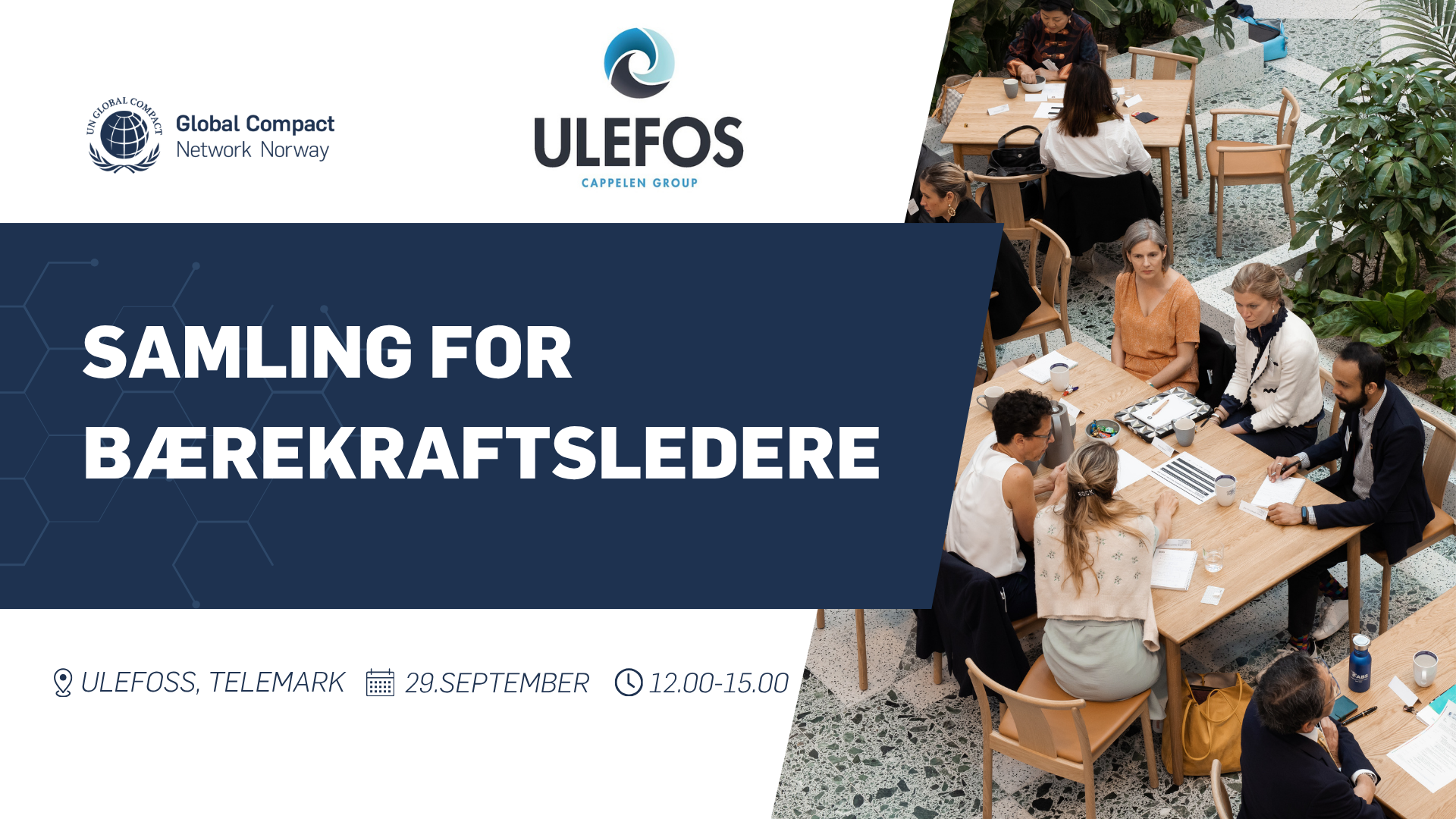 Samling for bærekraftsledere hos Ulefos AS