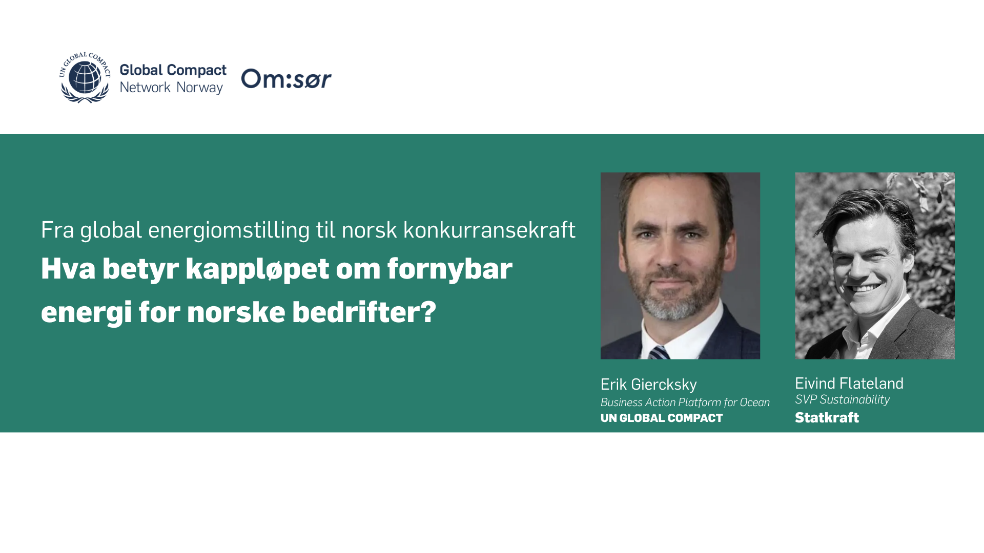 Fra global energiomstilling til norsk konkurransekraft: Hva betyr kappløpet om fornybar energi for norske bedrifter?
